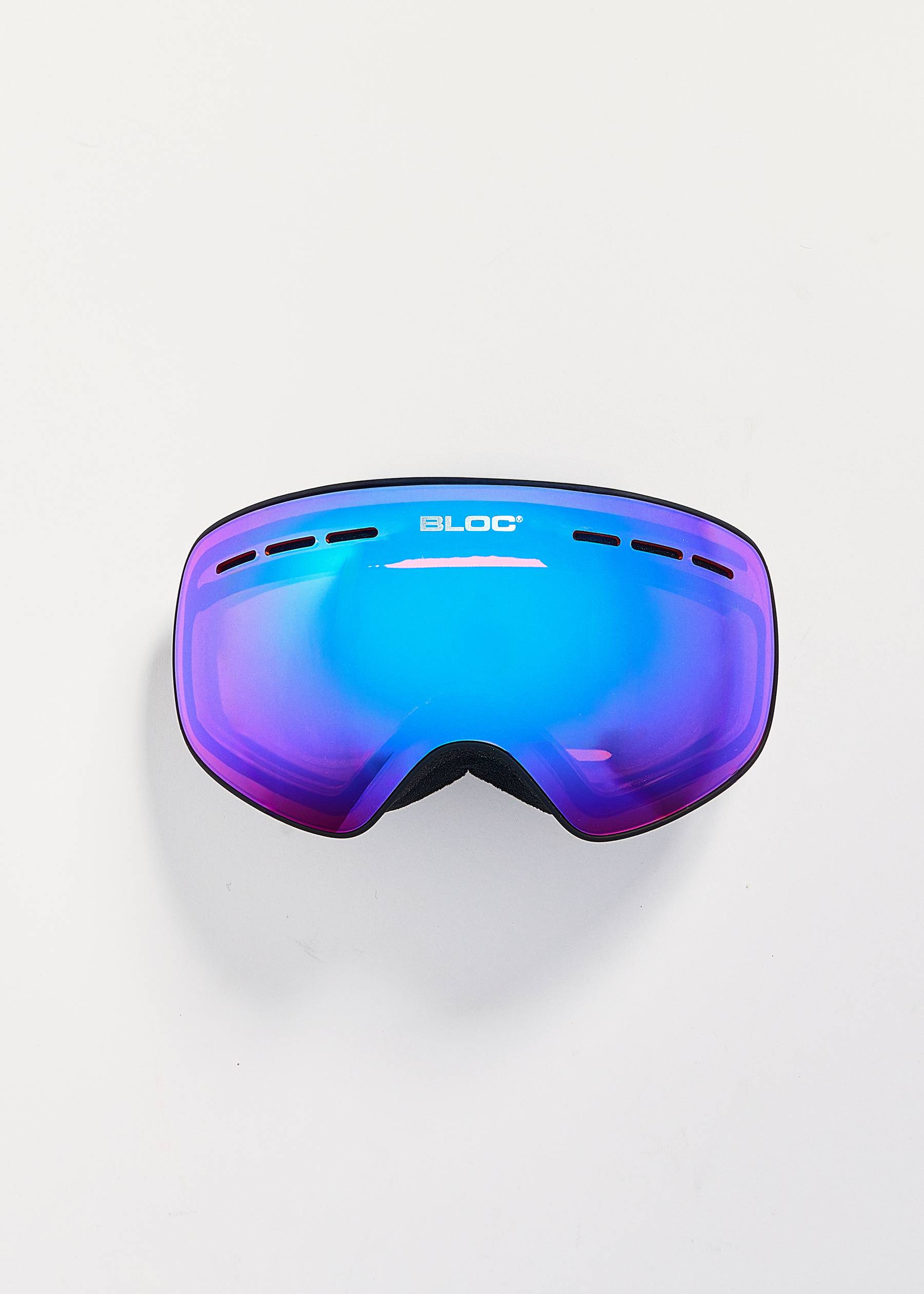 Image - 2 - Small Fit Moon Matte Black / Orange Revo Blue Goggles