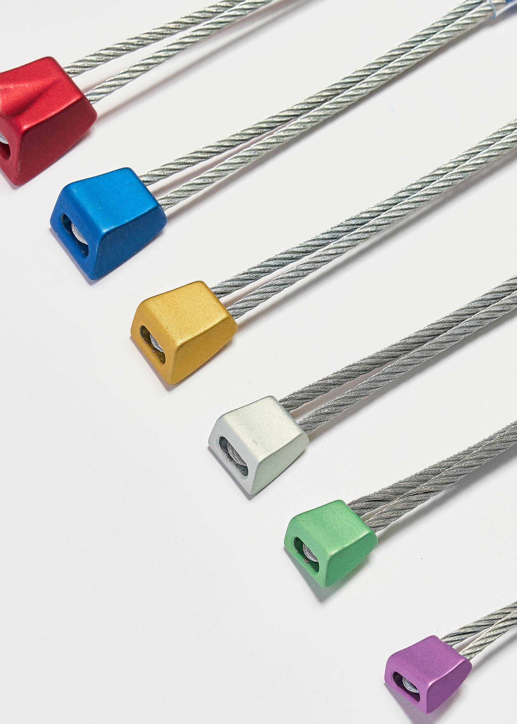 Image - 2 - Anodised Wallnuts on Wire - Set 1-6