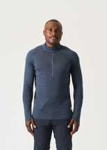 Boulder 125 Merino Long Sleeve Zip Neck
