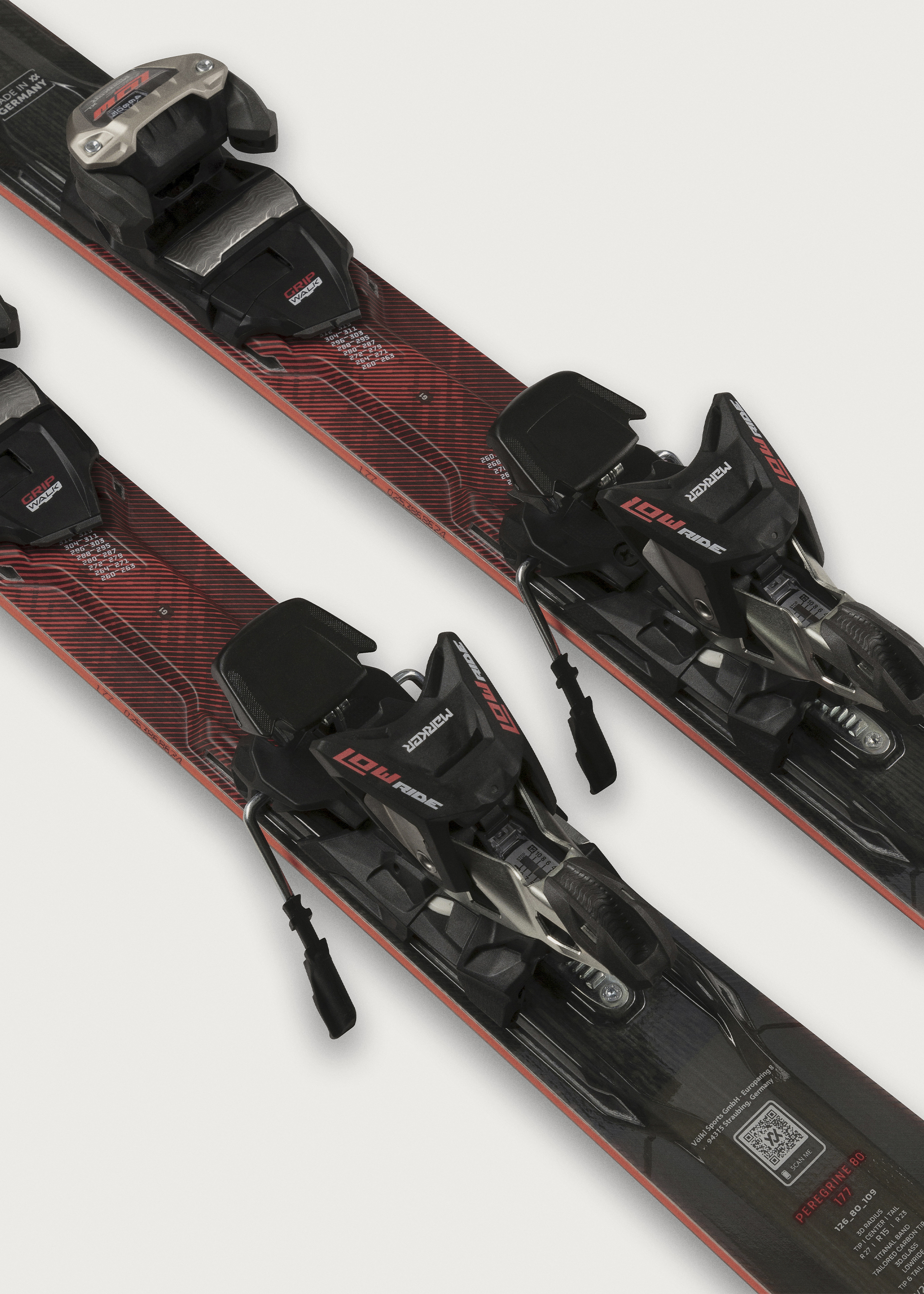 Volkl Peregrine 80 Skis + Lowride 12 TCX GW Bindings