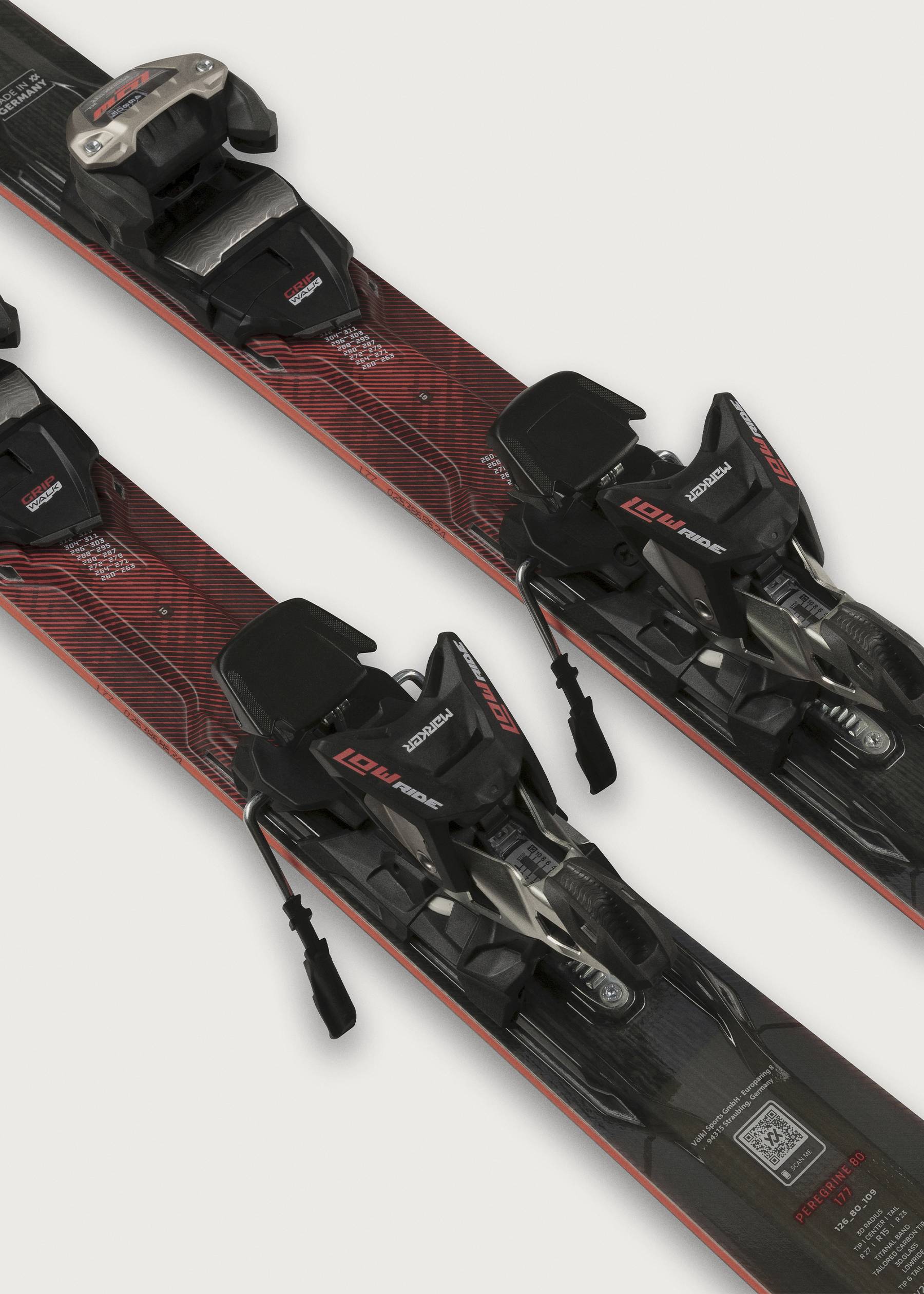 Volkl Peregrine 80 Skis + Lowride 12 TCX GW Bindings