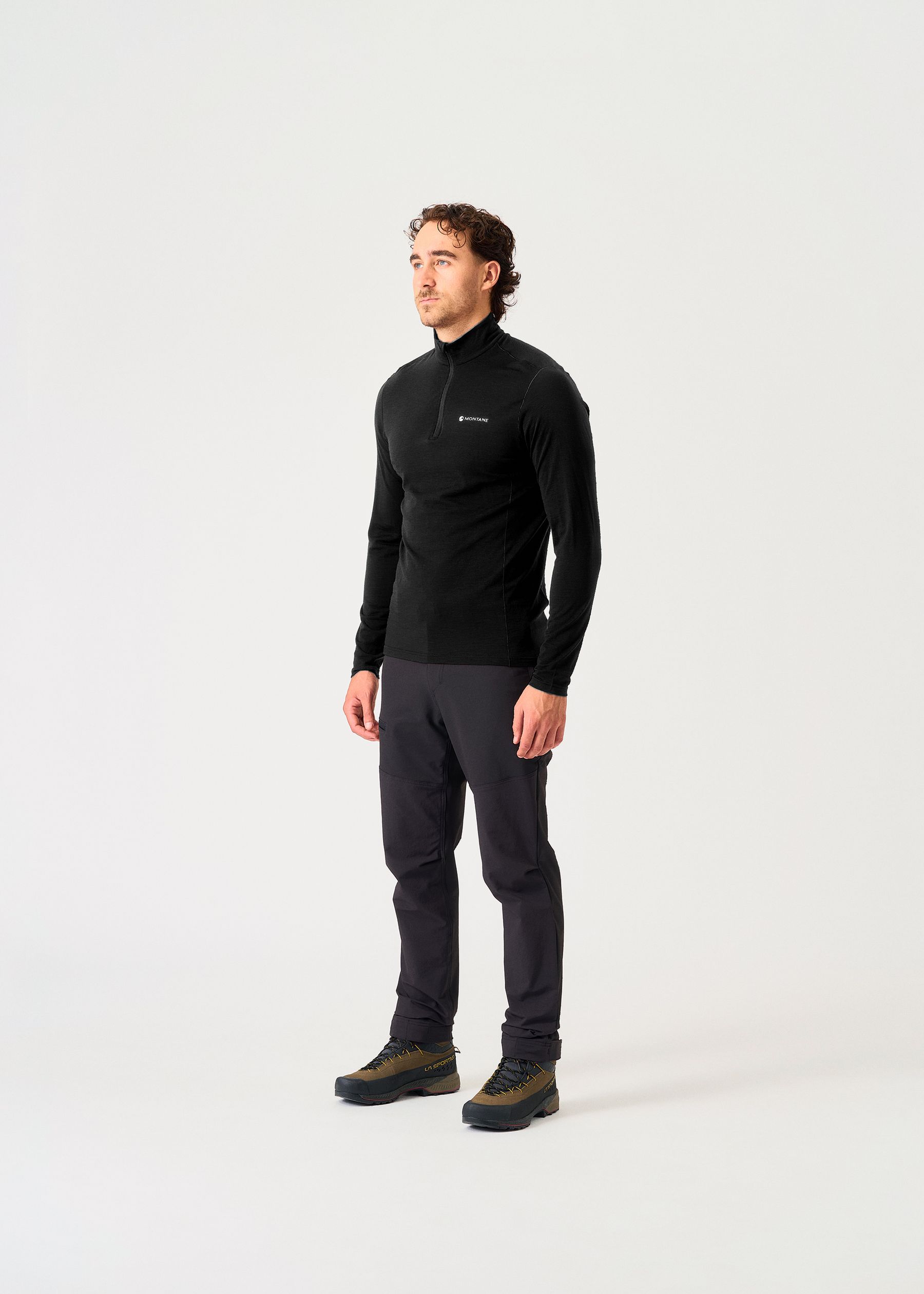 Image - 2 - Malli Long Sleeve Merino Zip T Shirt