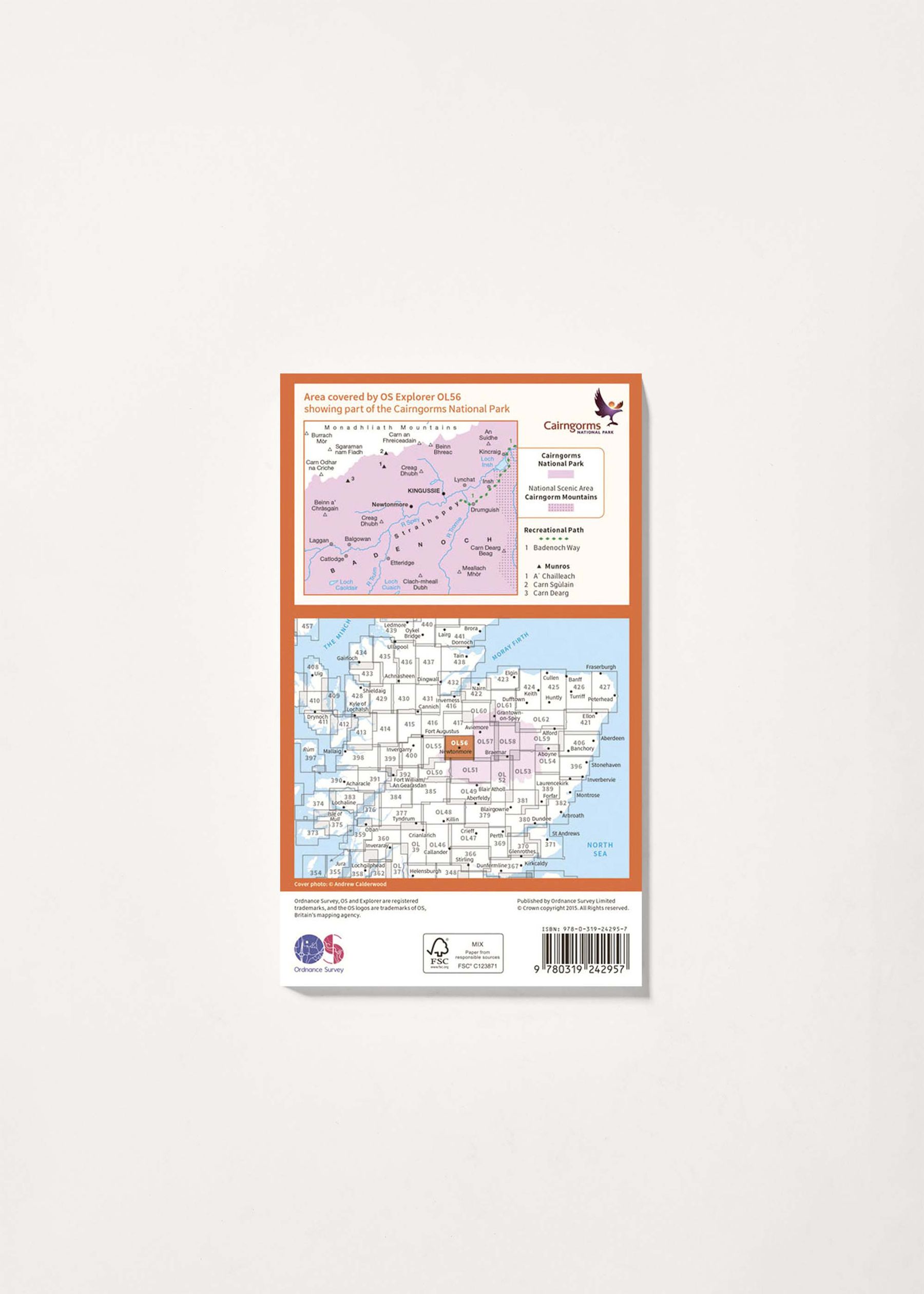 Image - 2 - Badenoch & Strathspey - OS Explorer OL56 Map