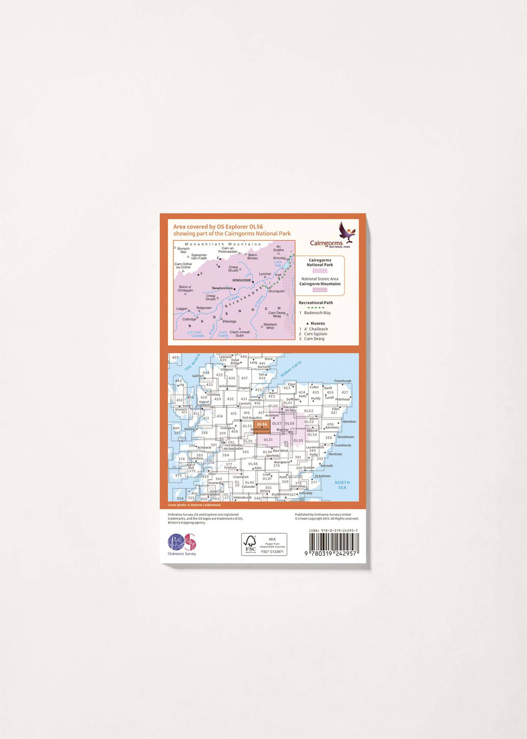 Image - 2 - Badenoch & Strathspey - OS Explorer OL56 Map