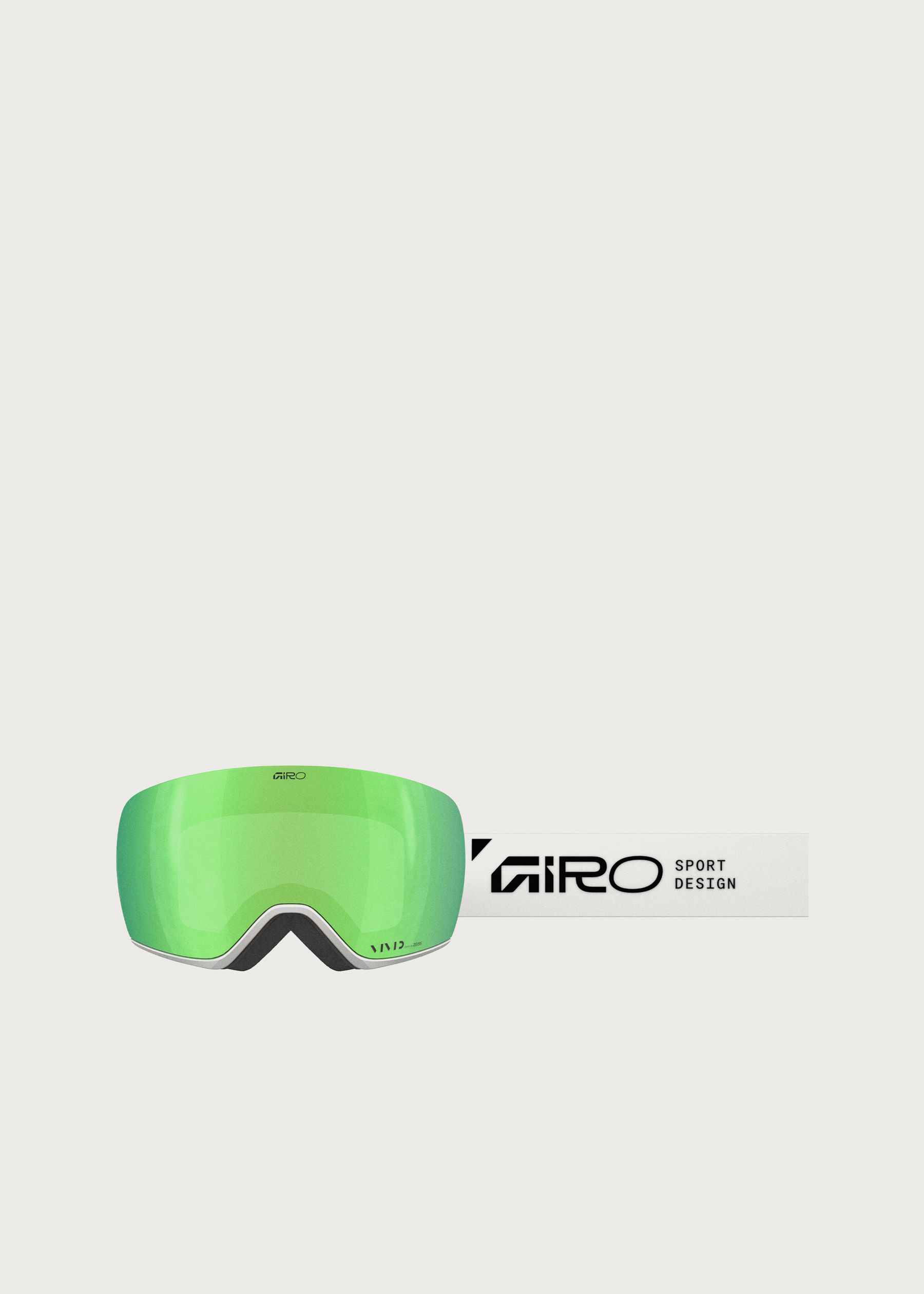 Image - 3 - Article II White Stacked / VIVID Emerald Goggles