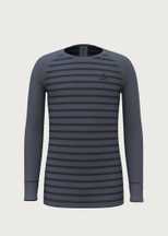 Active Warm Eco Stripe Kids' Long Sleeve Crew Neck