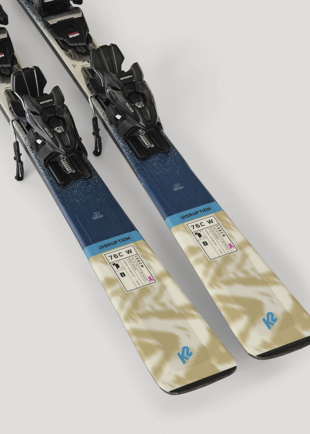 K2 Disruption 76C W Skis + ER3 10 Compact Quikclik Bindings