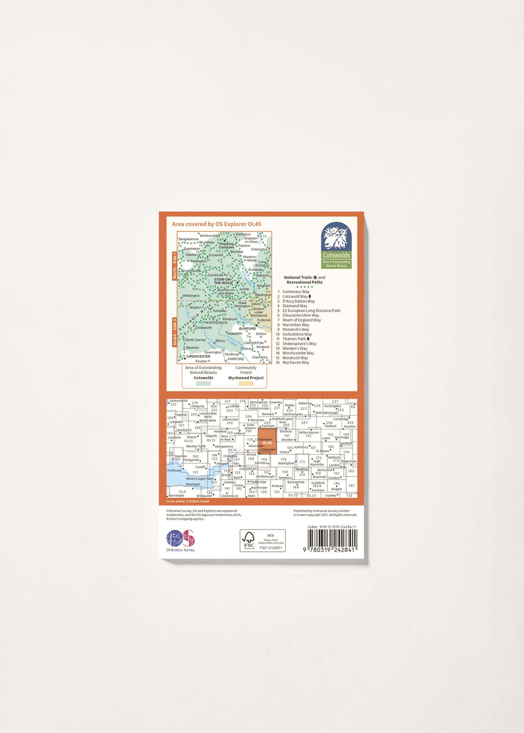 Image - 2 - The Cotswolds - OS Explorer OL45 Map