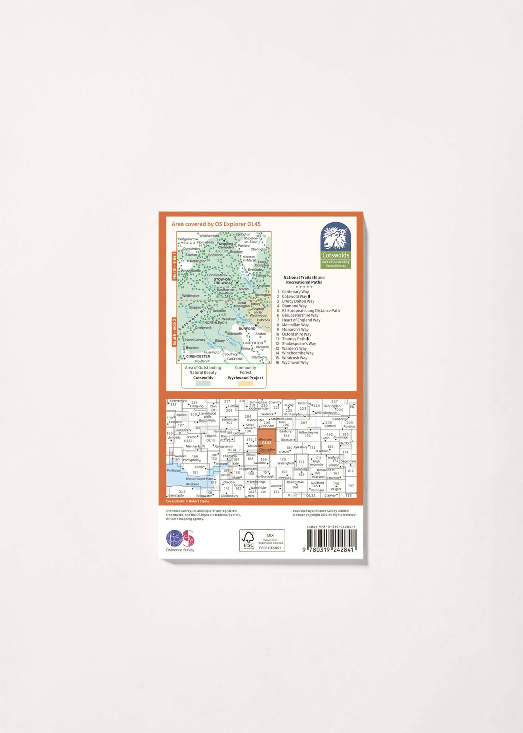 Image - 2 - The Cotswolds - OS Explorer OL45 Map