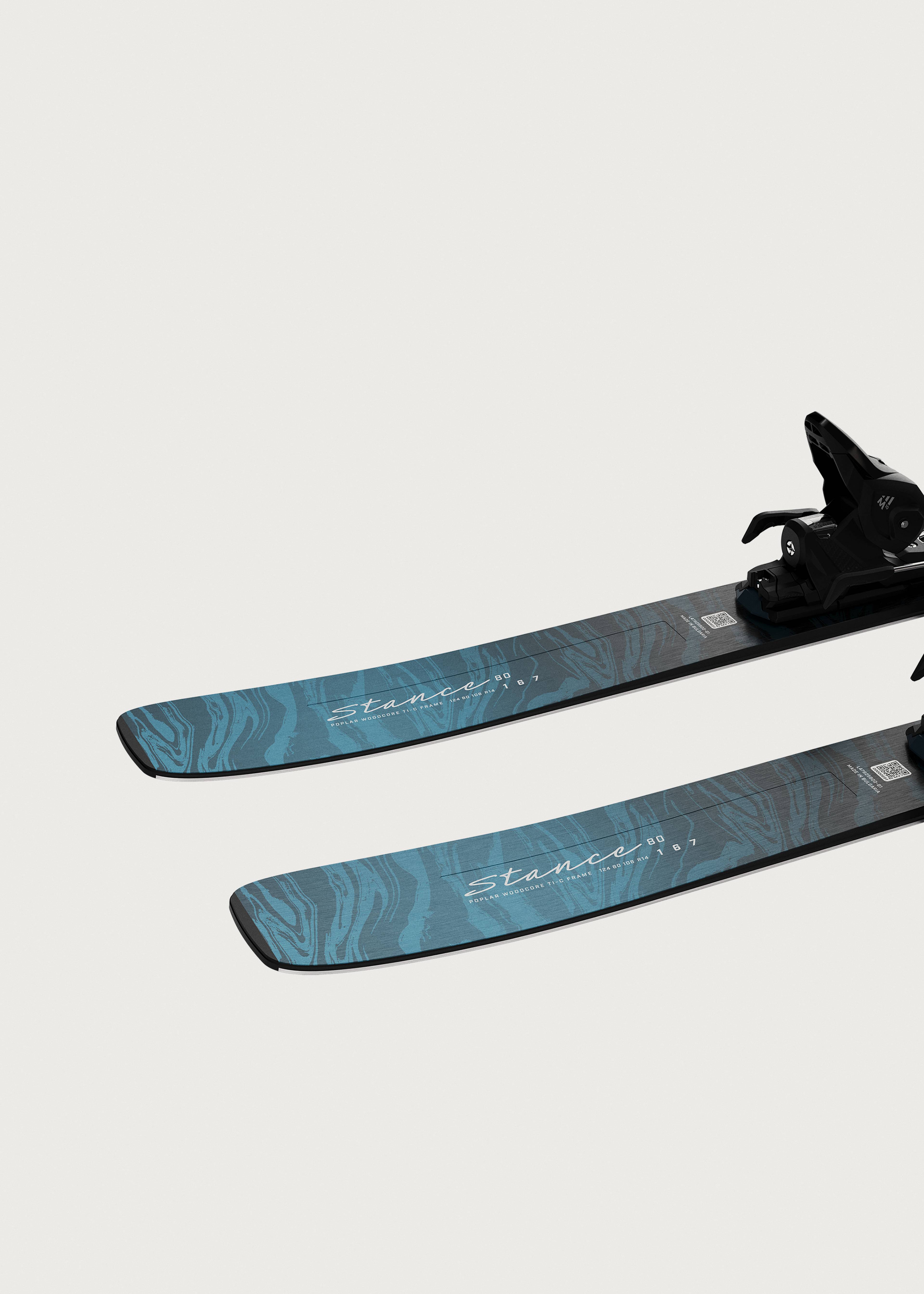 Salomon Stance W 80 skis + M10 GW Bindings