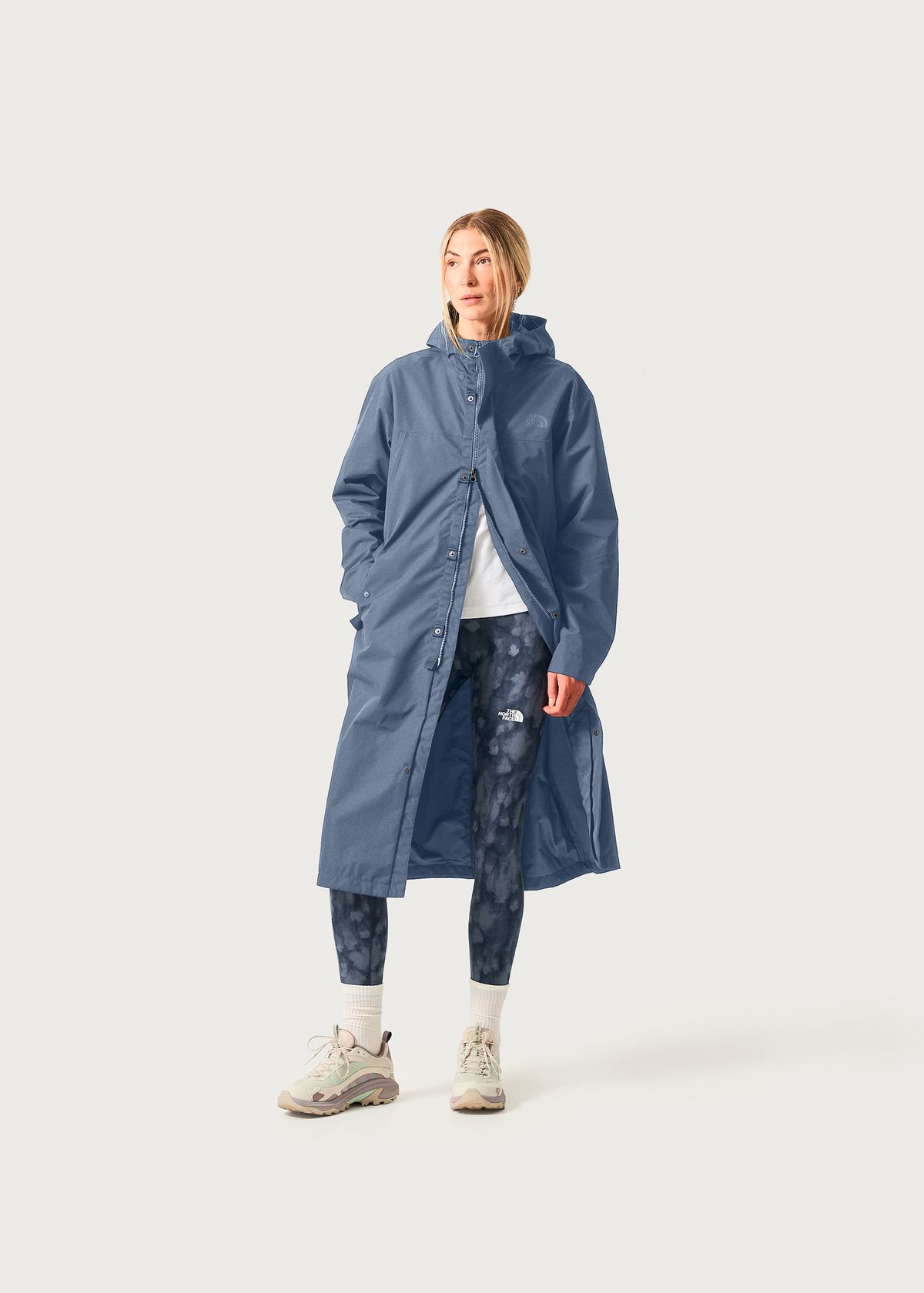 Two-way front zip