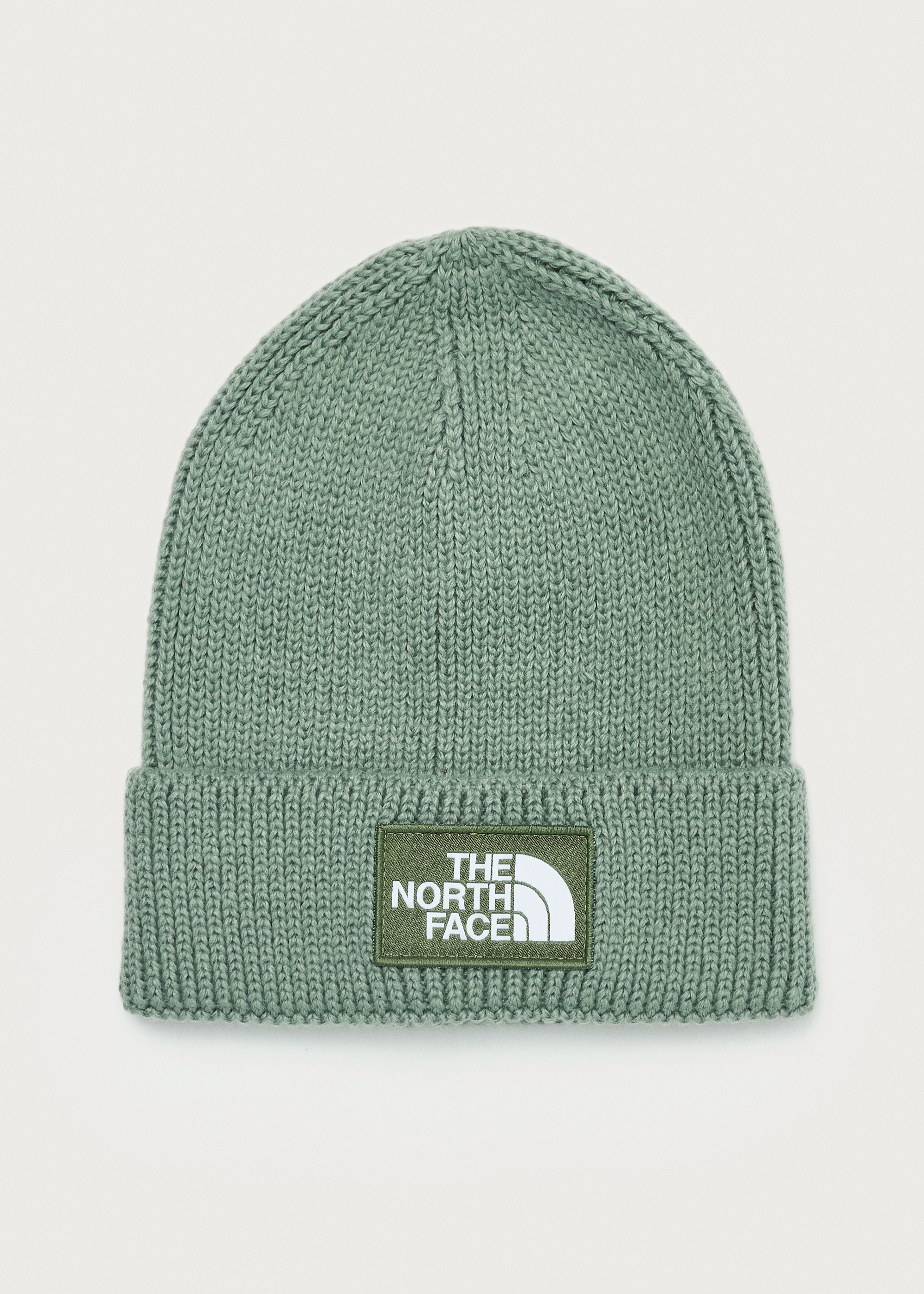 The North Face TNF Logo Box Cuffed Beanie display picture 2
