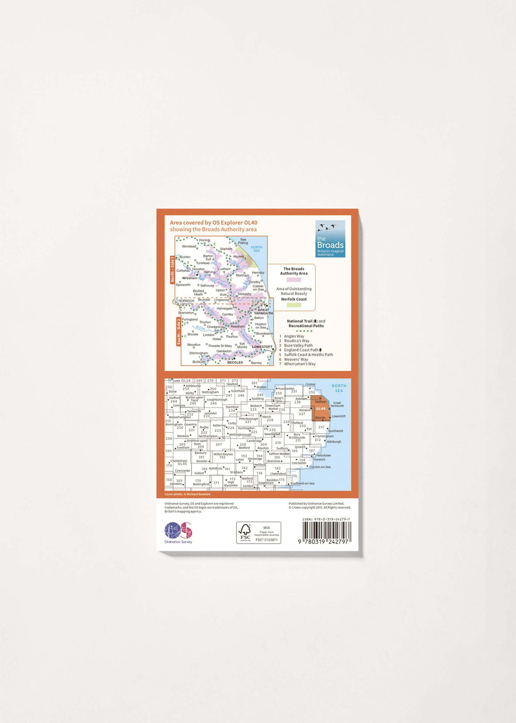 Image - 2 - The Broads - OS Explorer OL40 Map