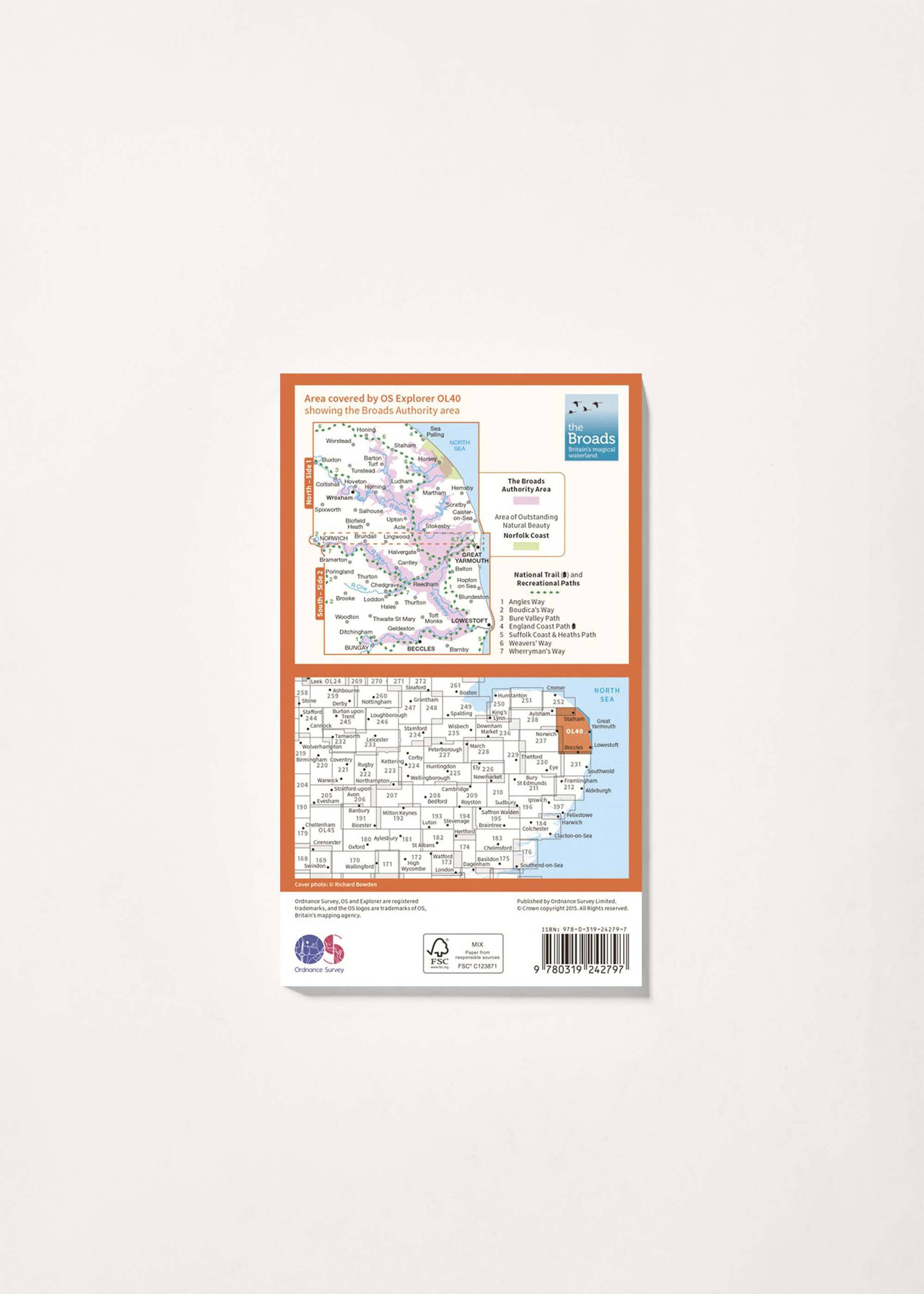 Image - 2 - The Broads - OS Explorer OL40 Map