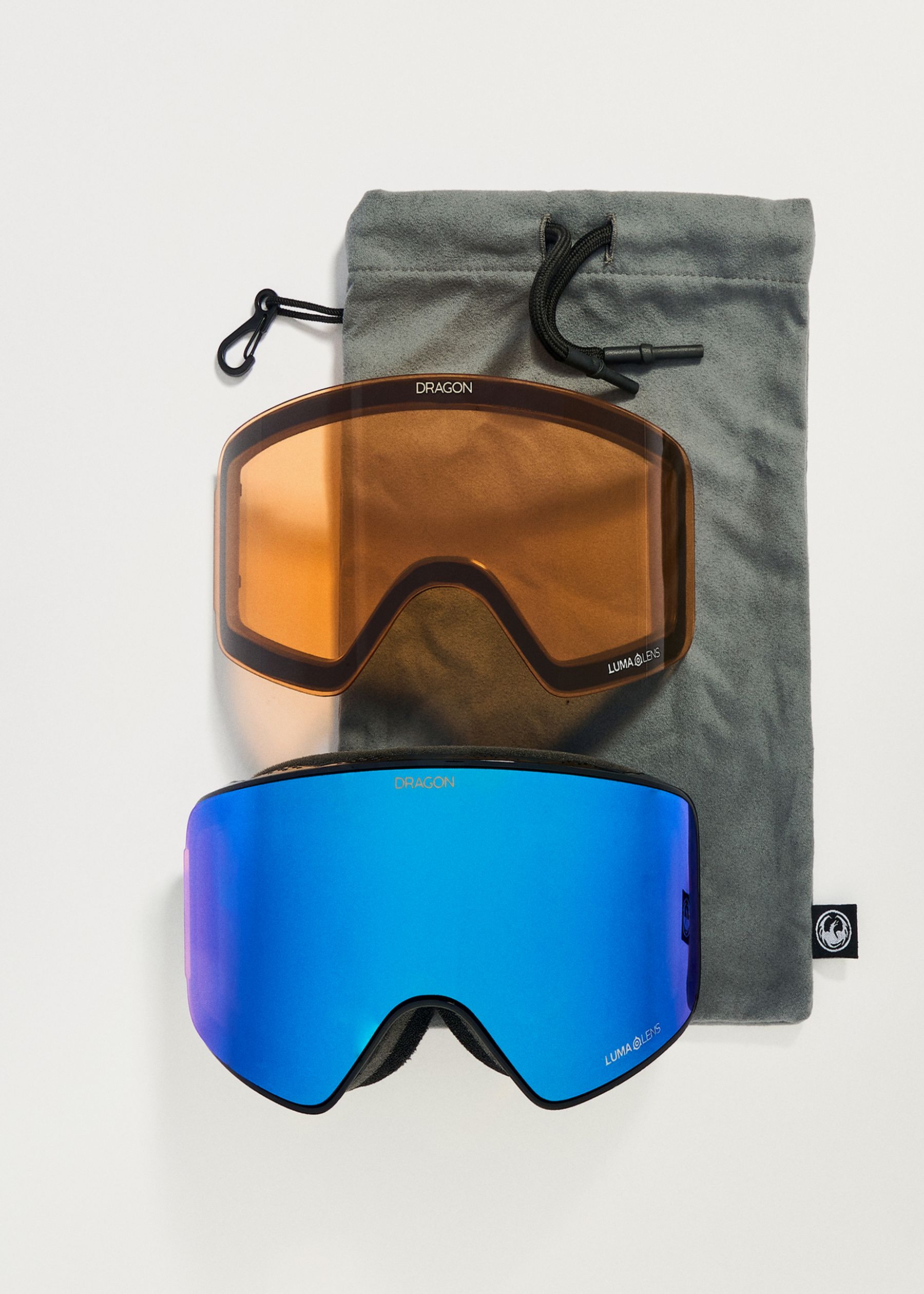 Image - 3 - NFX MAG Icon Blue / Lumalens Blue Ionized + Lumalens Amber Goggles