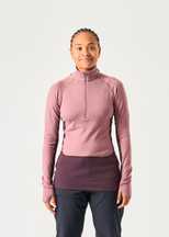 260 ZoneKnit L/S Zip Neck
