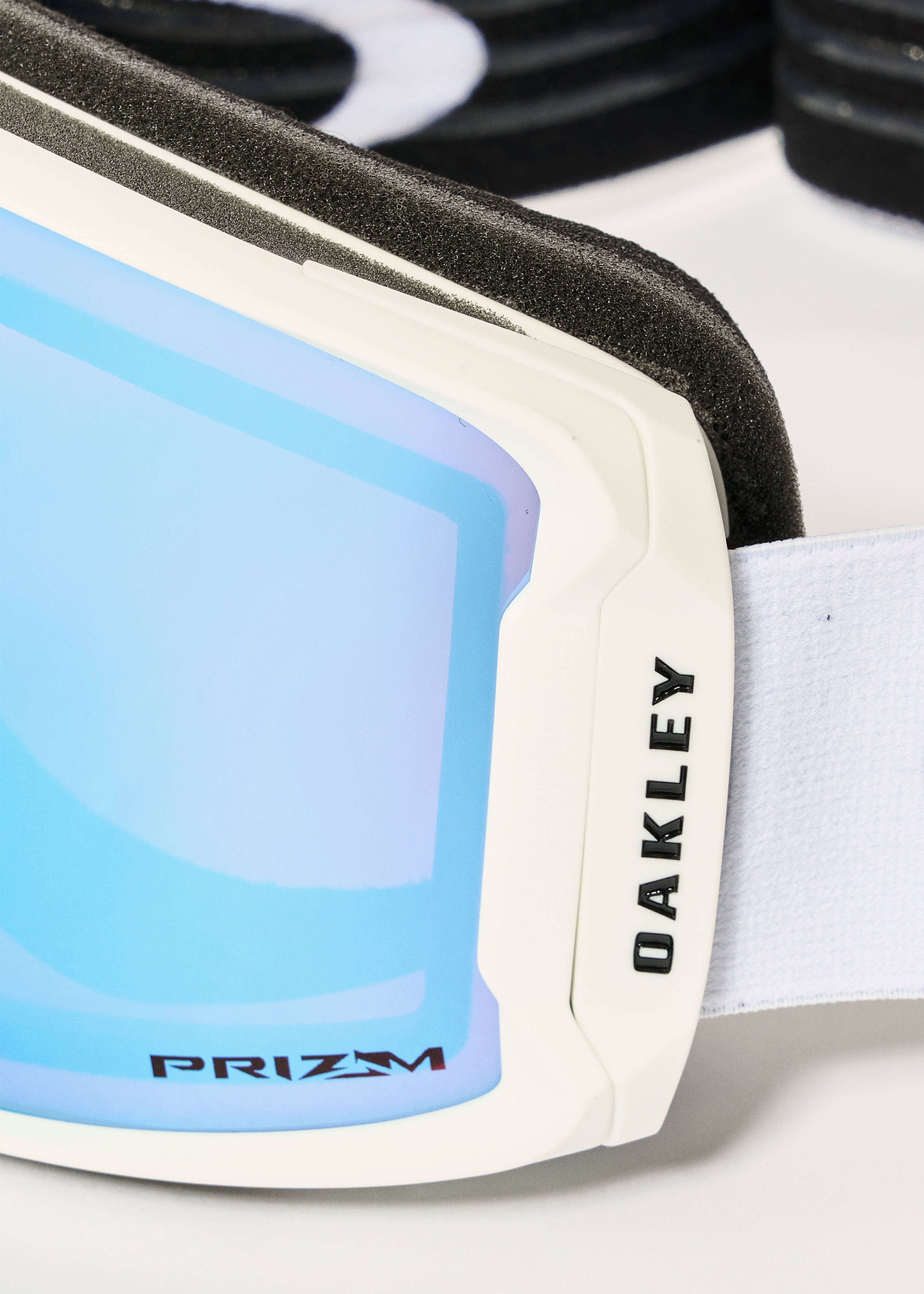 Oakley Line Miner M Matte White / Prizm Sapphire Iridium Goggles