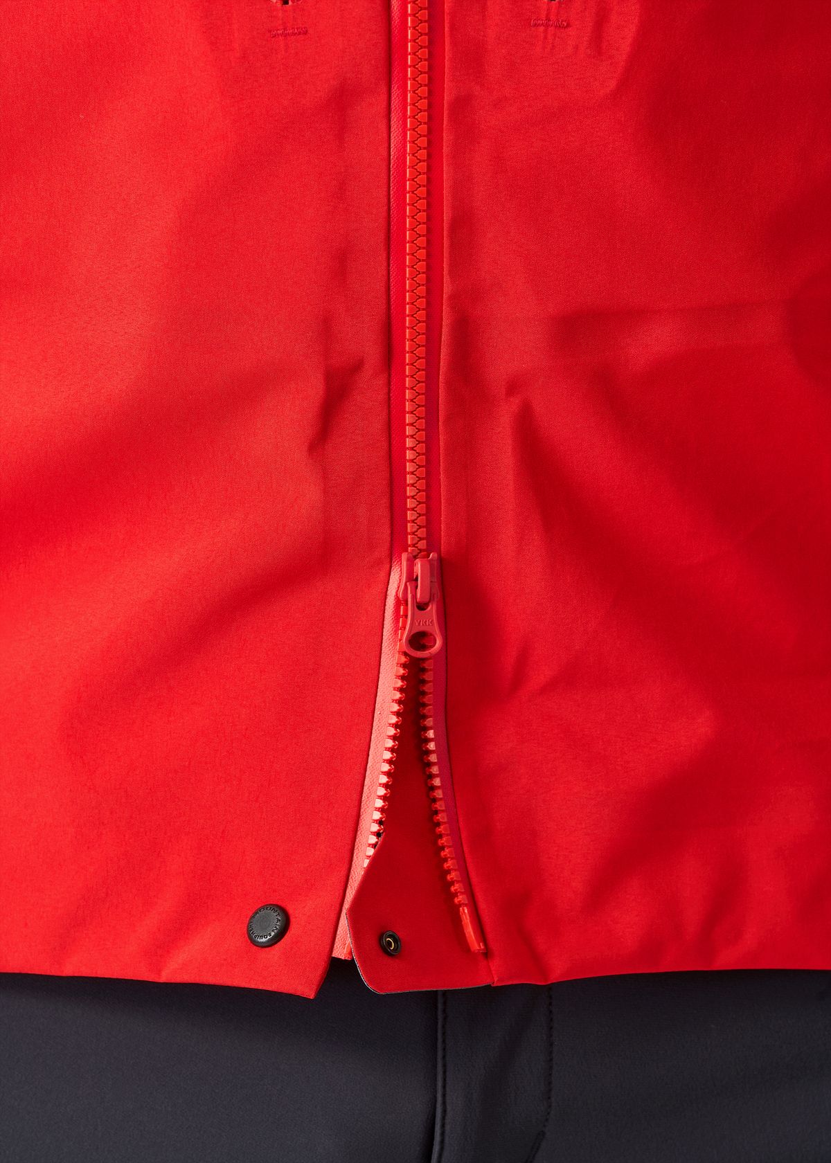 Two-way front zip