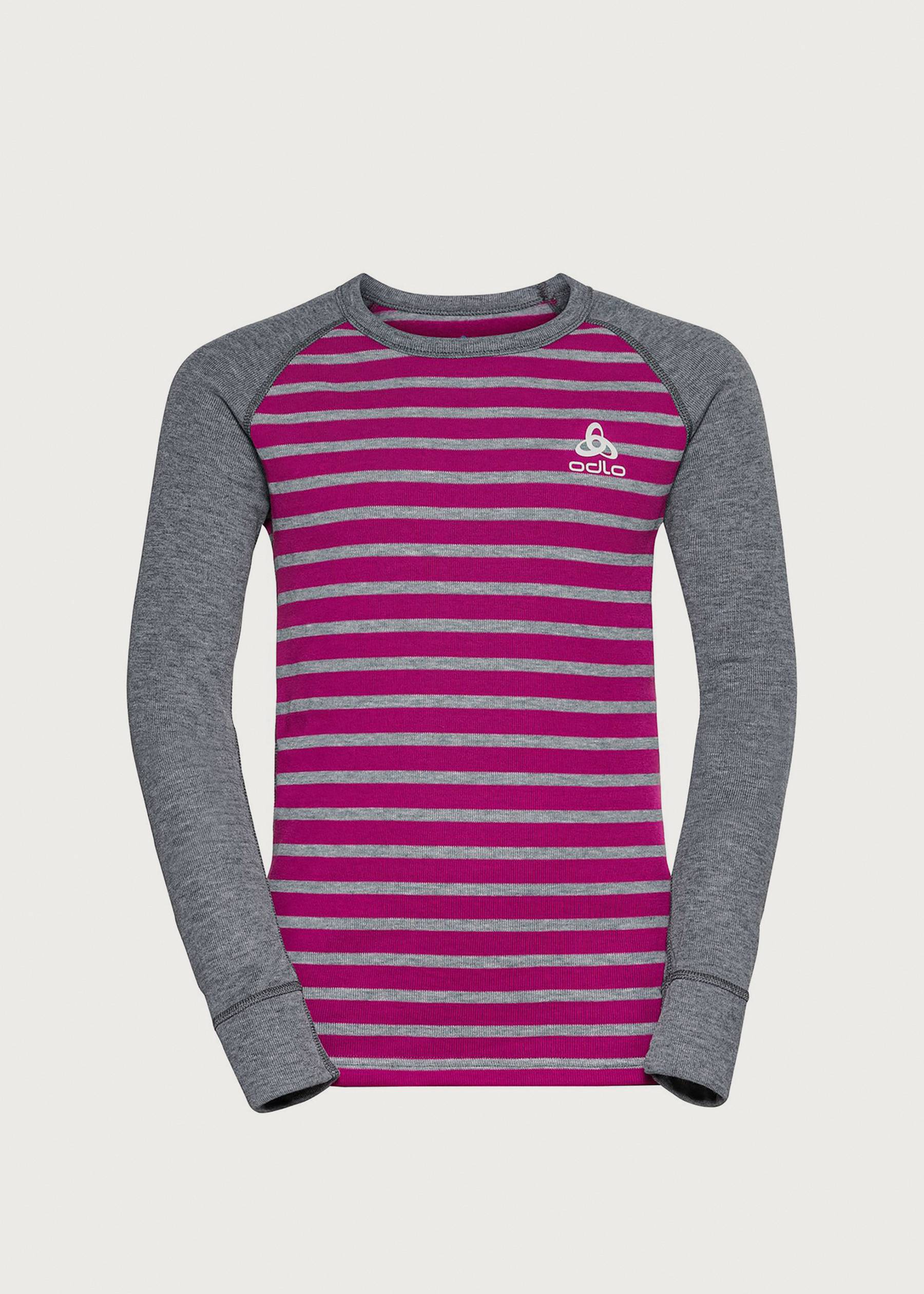 Image - 3 - Active Warm Eco Stripe Kids' Long Sleeve Crew Neck