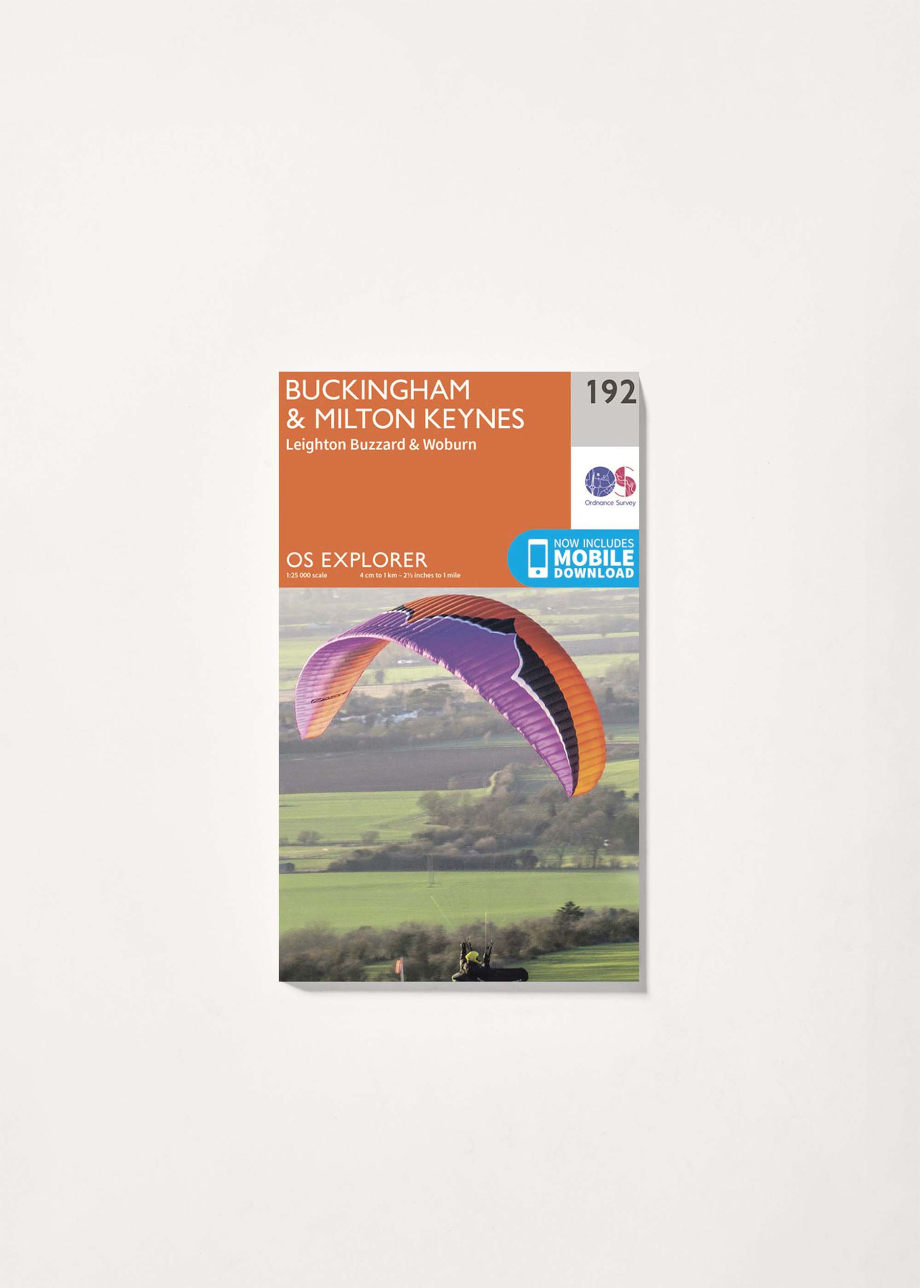 Image - 1 - Buckingham & Milton Keynes - OS Explorer 192 Map