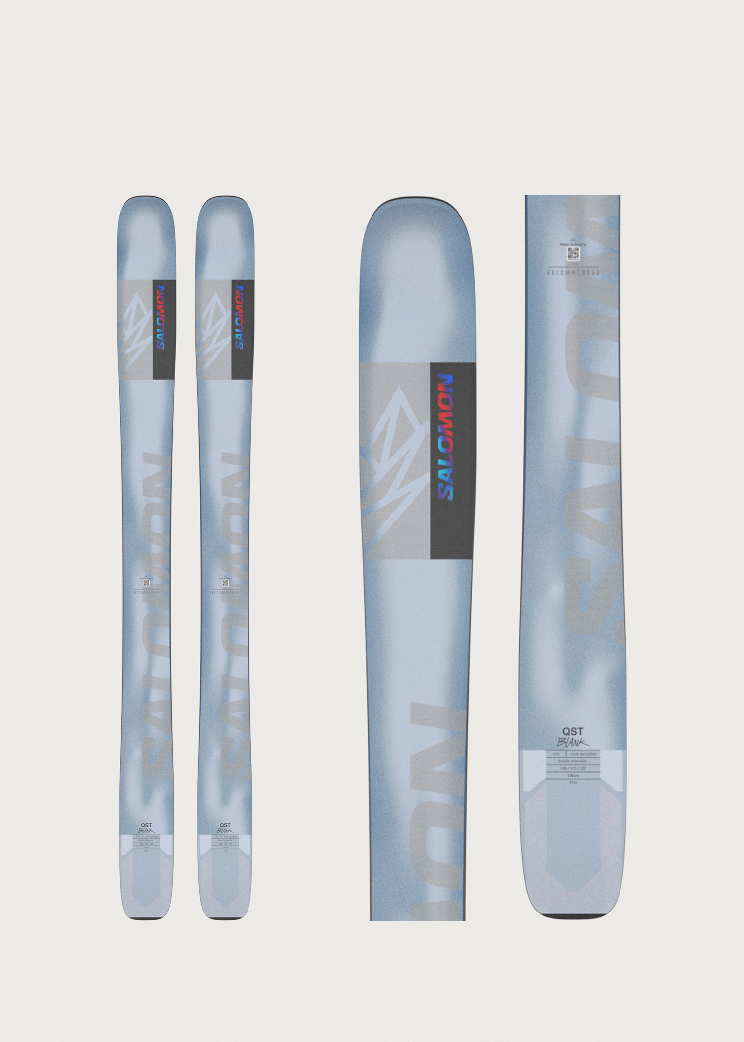 スキー Salomon QST BLANK 178cm Salomon QST Blank Skis | Christy Sports