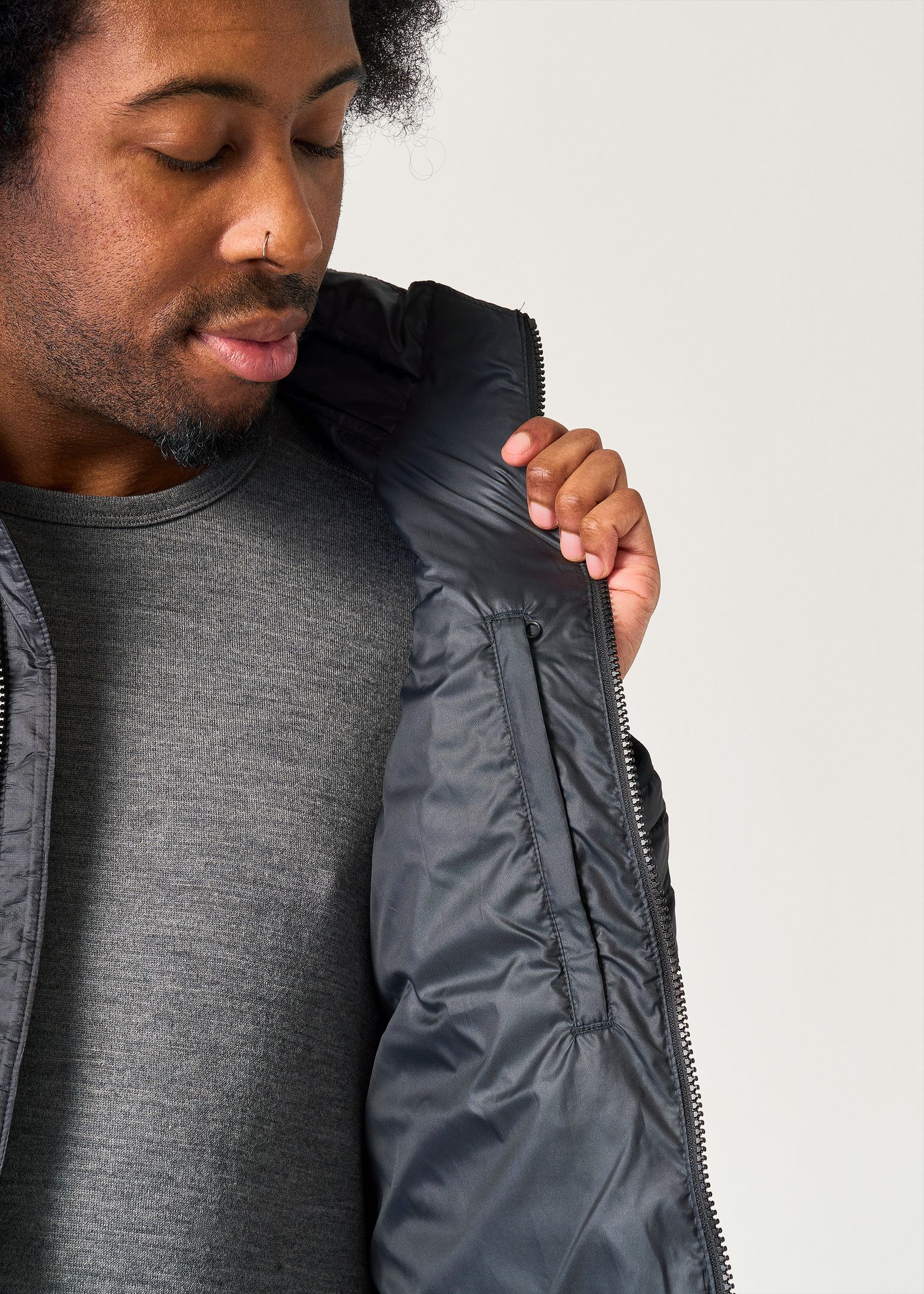 Internal chest pocket