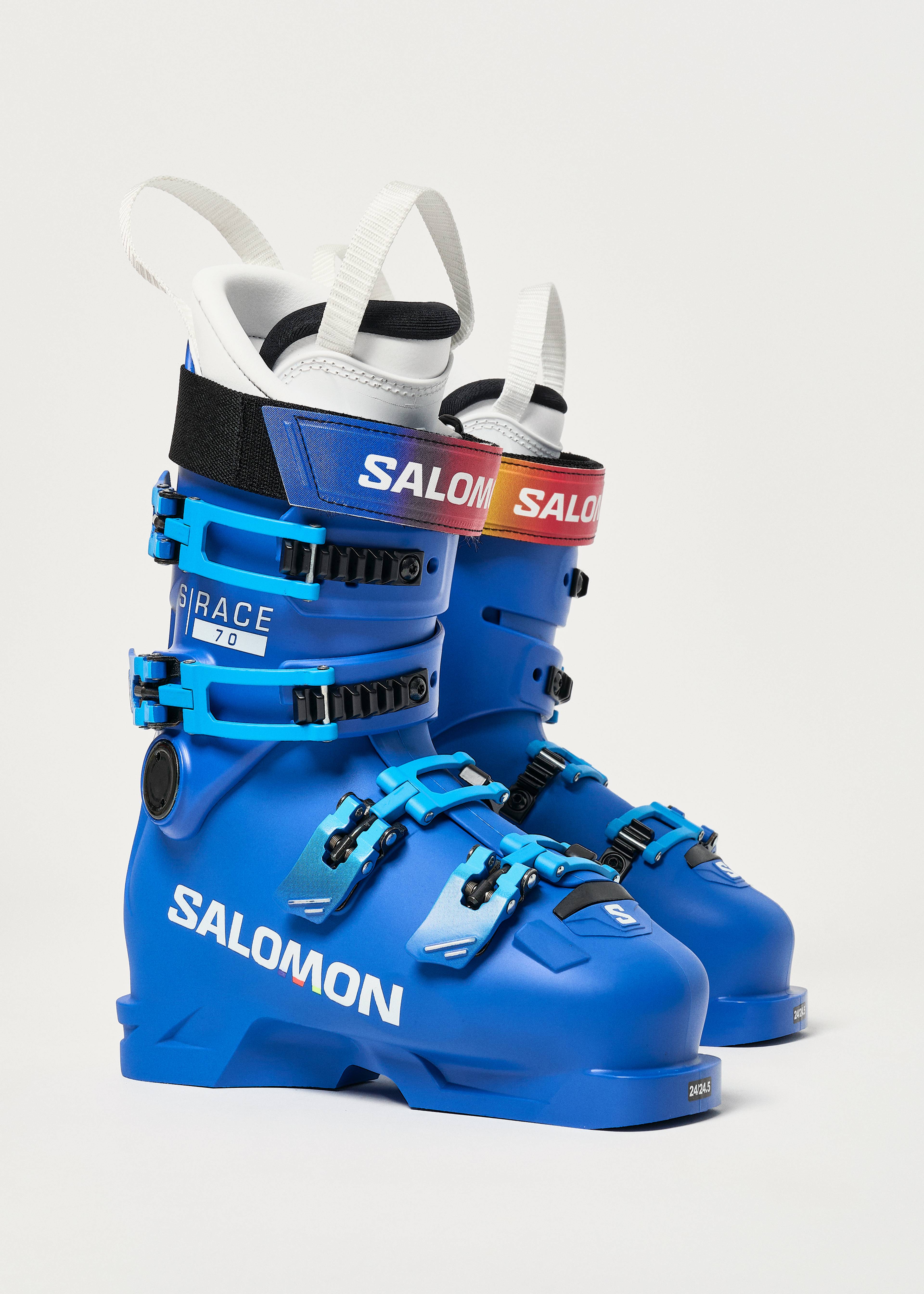 Salomon S/RACE 70 ジュニアスキーブーツ ブルー Salomon S/Race 70 Kids' Ski Boots