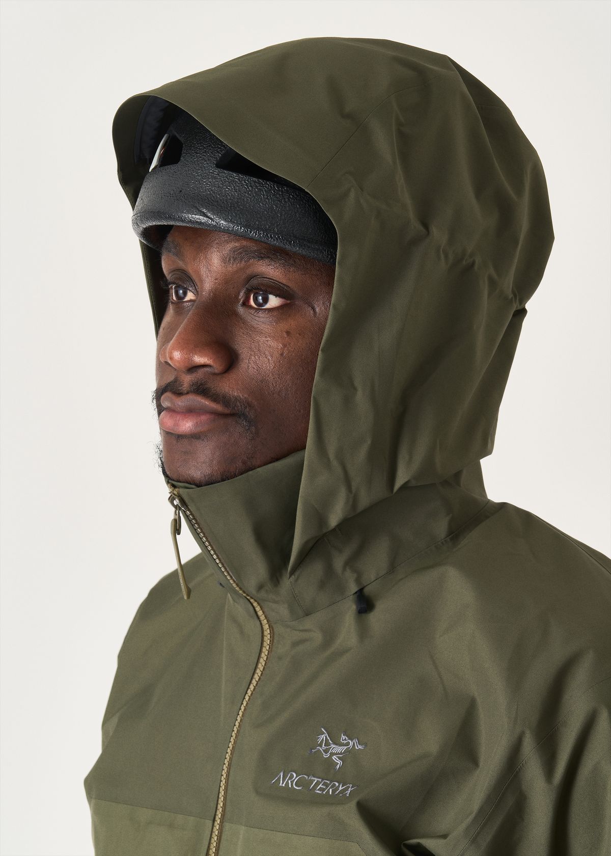 Adjustable helmet compatible DropHood