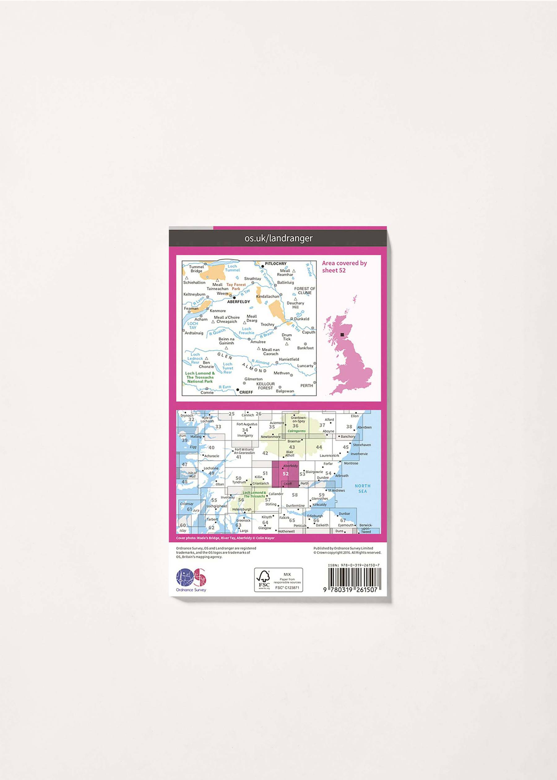 Image - 2 - Pitlochry & Crieff - Landranger 52 Map