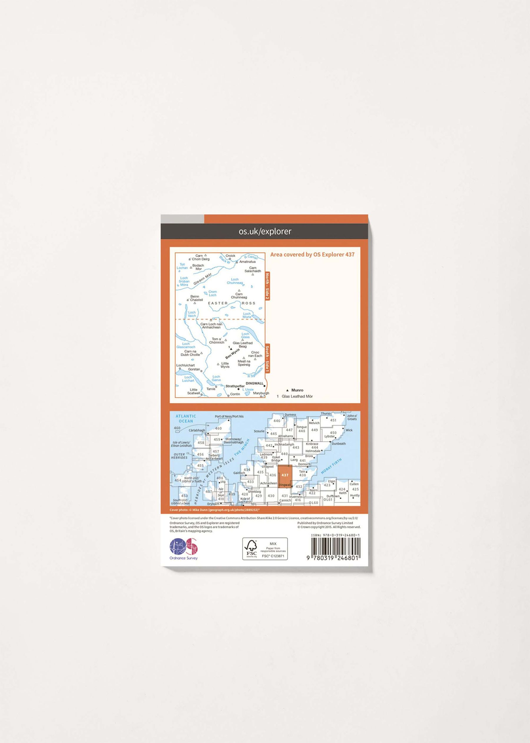 Image - 2 - Ben Wyvis & Strathpeffer - OS Explorer 437 Map