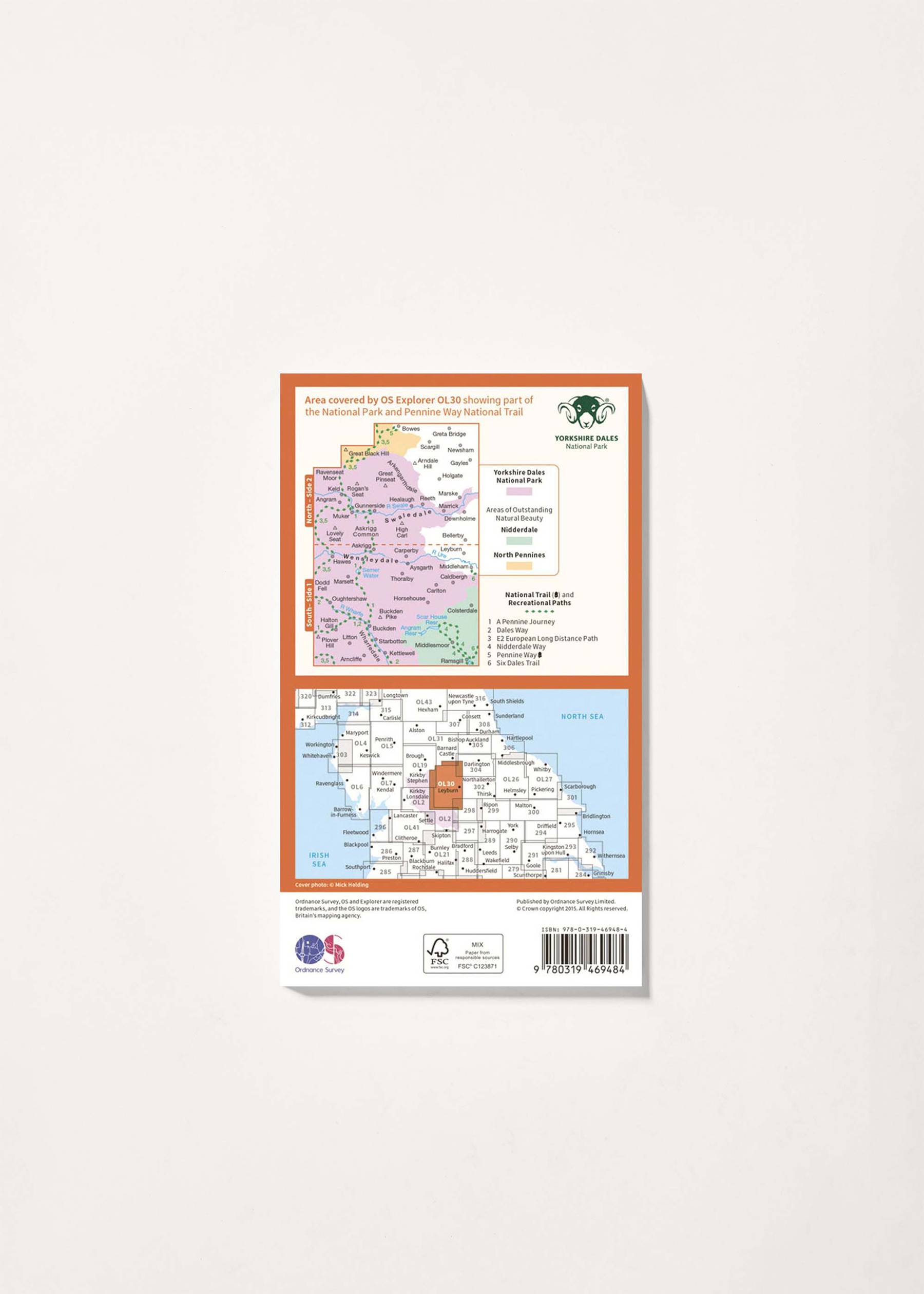 Image - 2 - Yorkshire Dales - Northern & Central Areas - OS Explorer Active OL30 Map