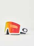 Target Line M Matte White / Fire Iridium Goggles