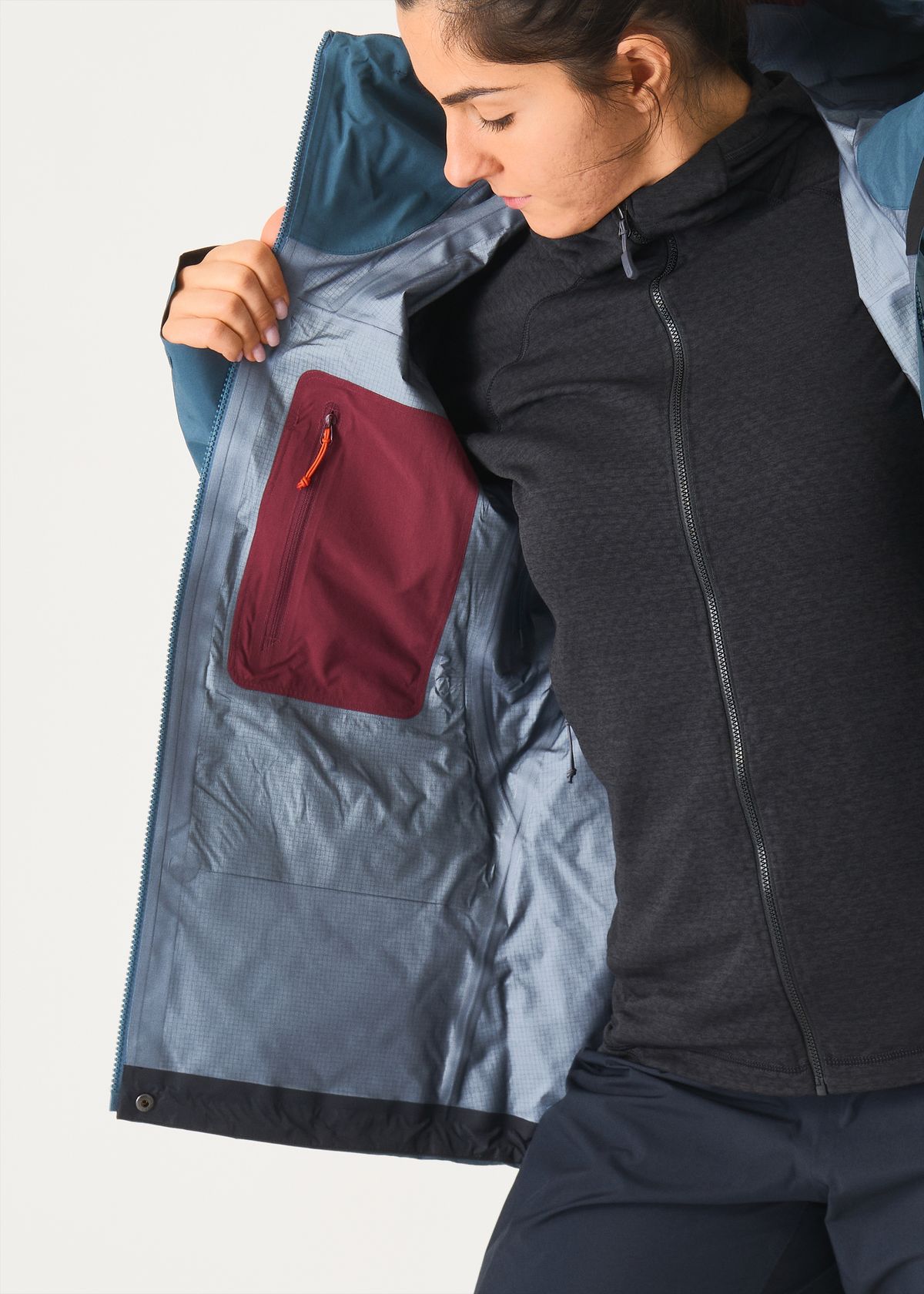 Internal zipped pocket  