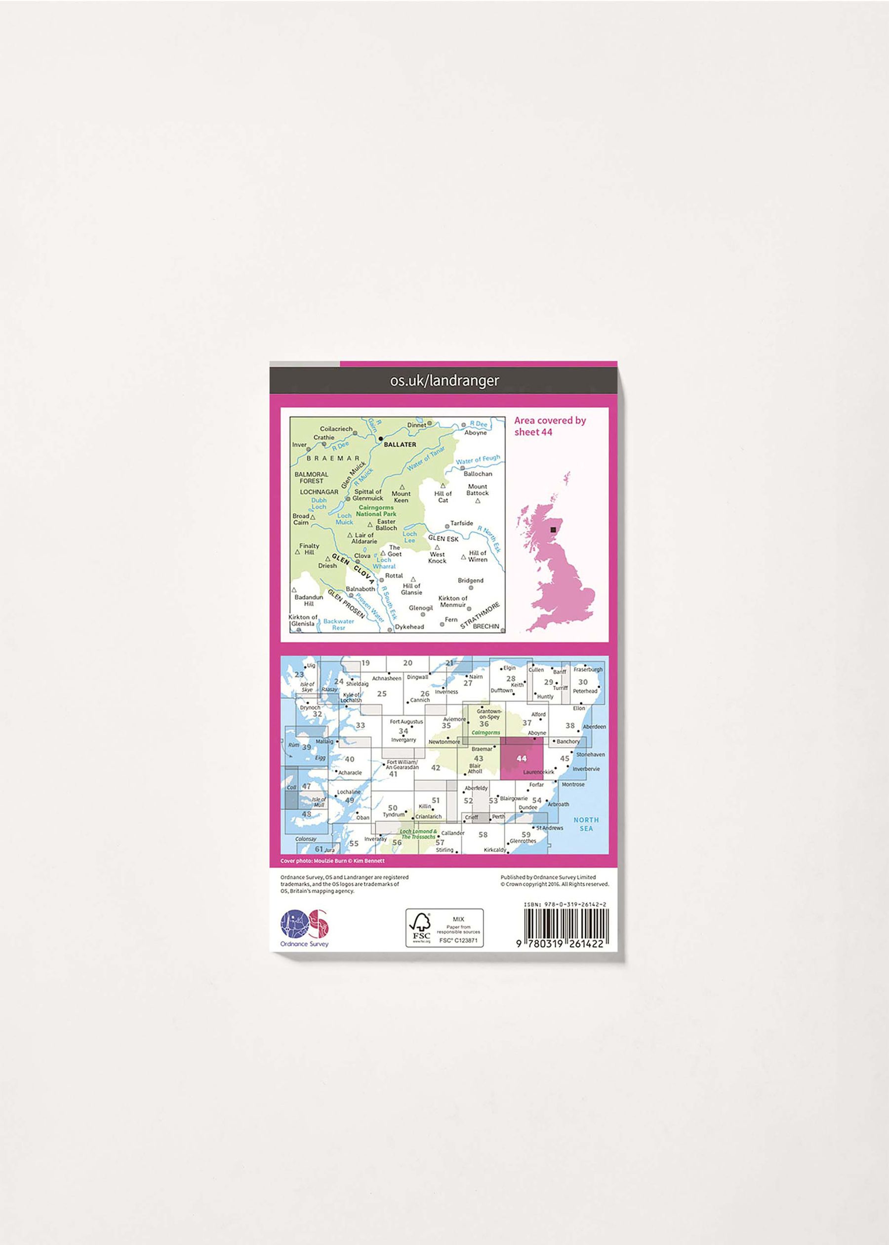 Image - 2 - Ballater, Glen Clova - Landranger 44 Map