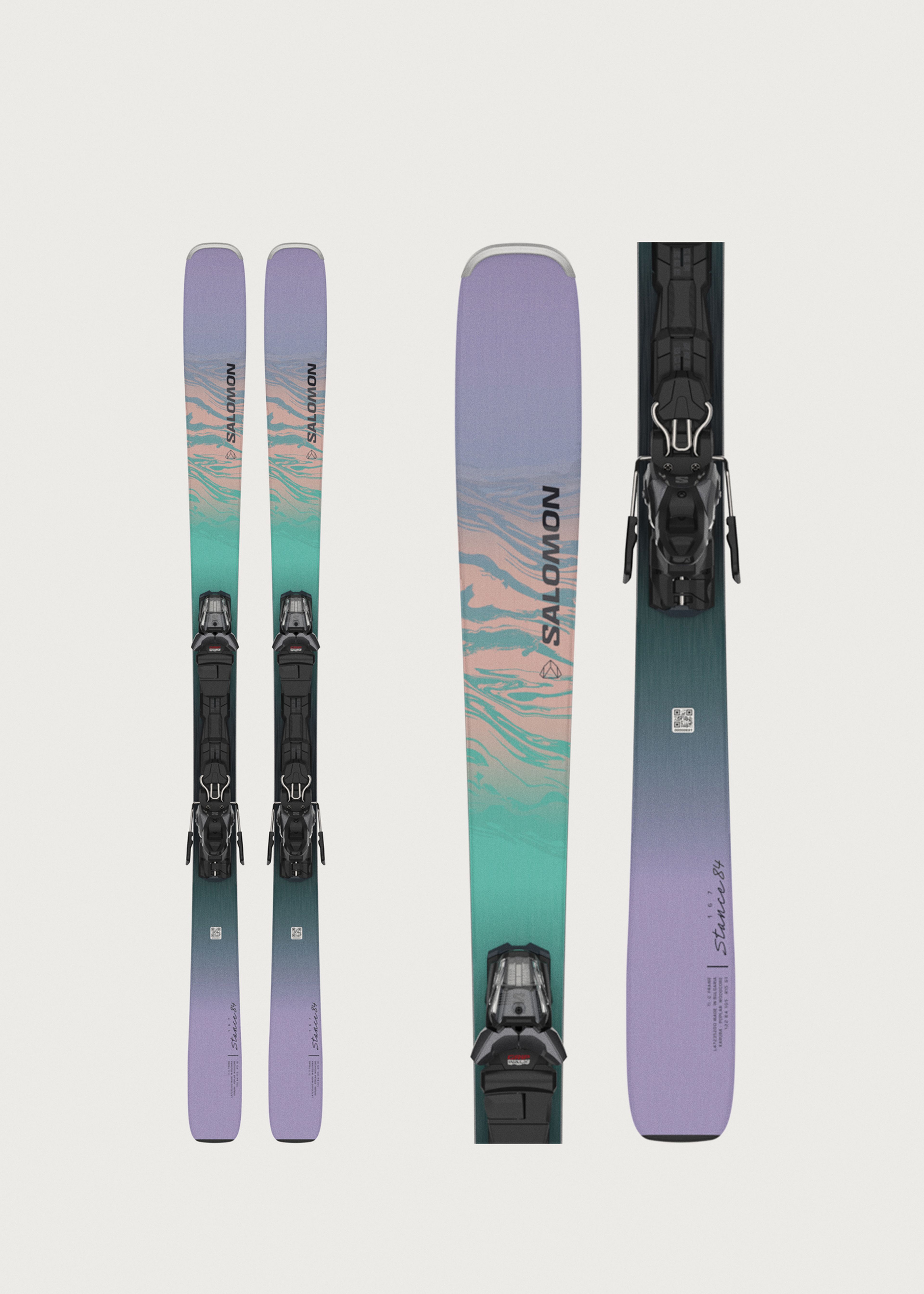 Salomon Stance W 84 Skis + M 10 GW Bindings
