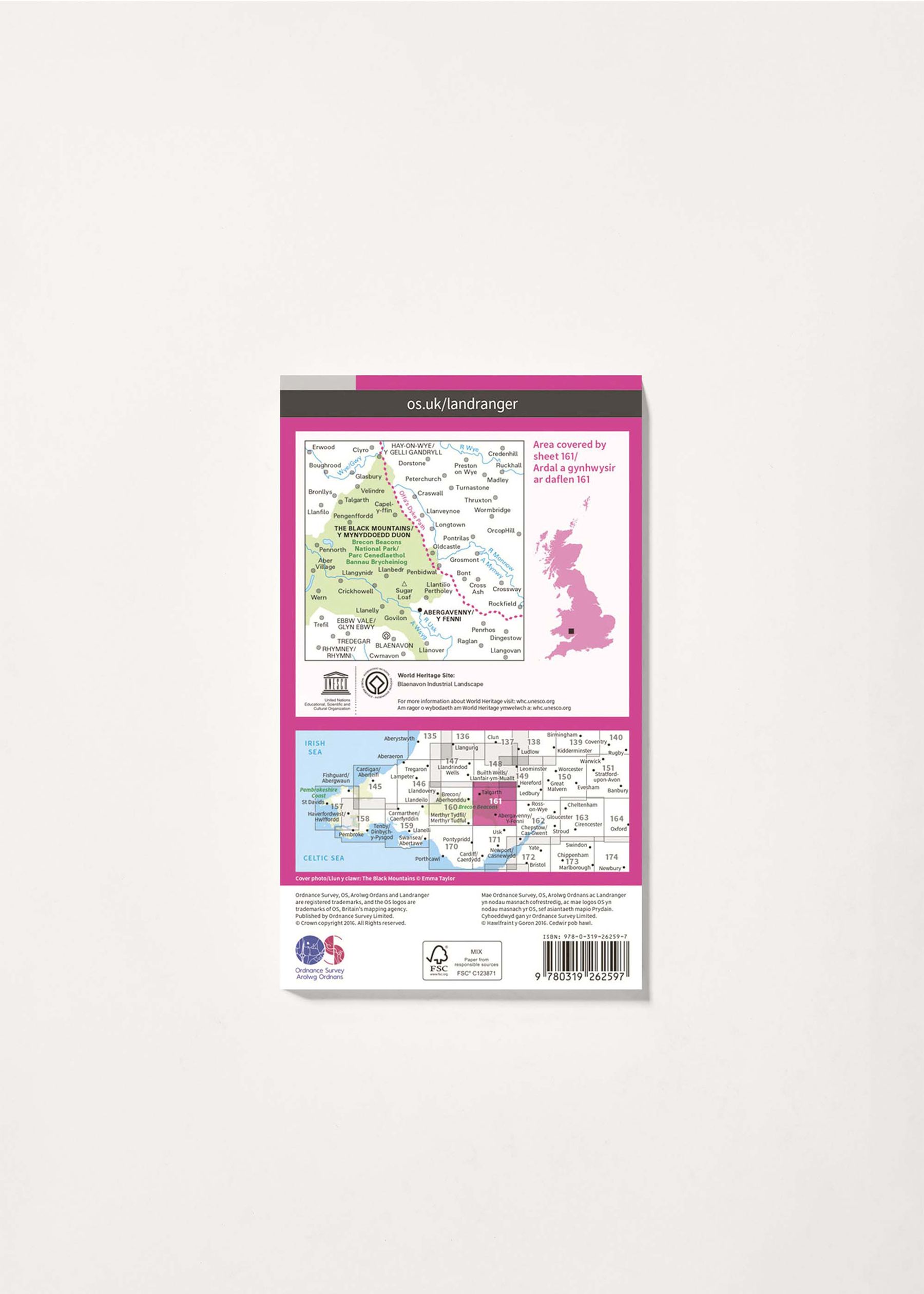 Image - 2 - The Black Mountains/Y Mynyddoedd Duon - Landranger 161 Map