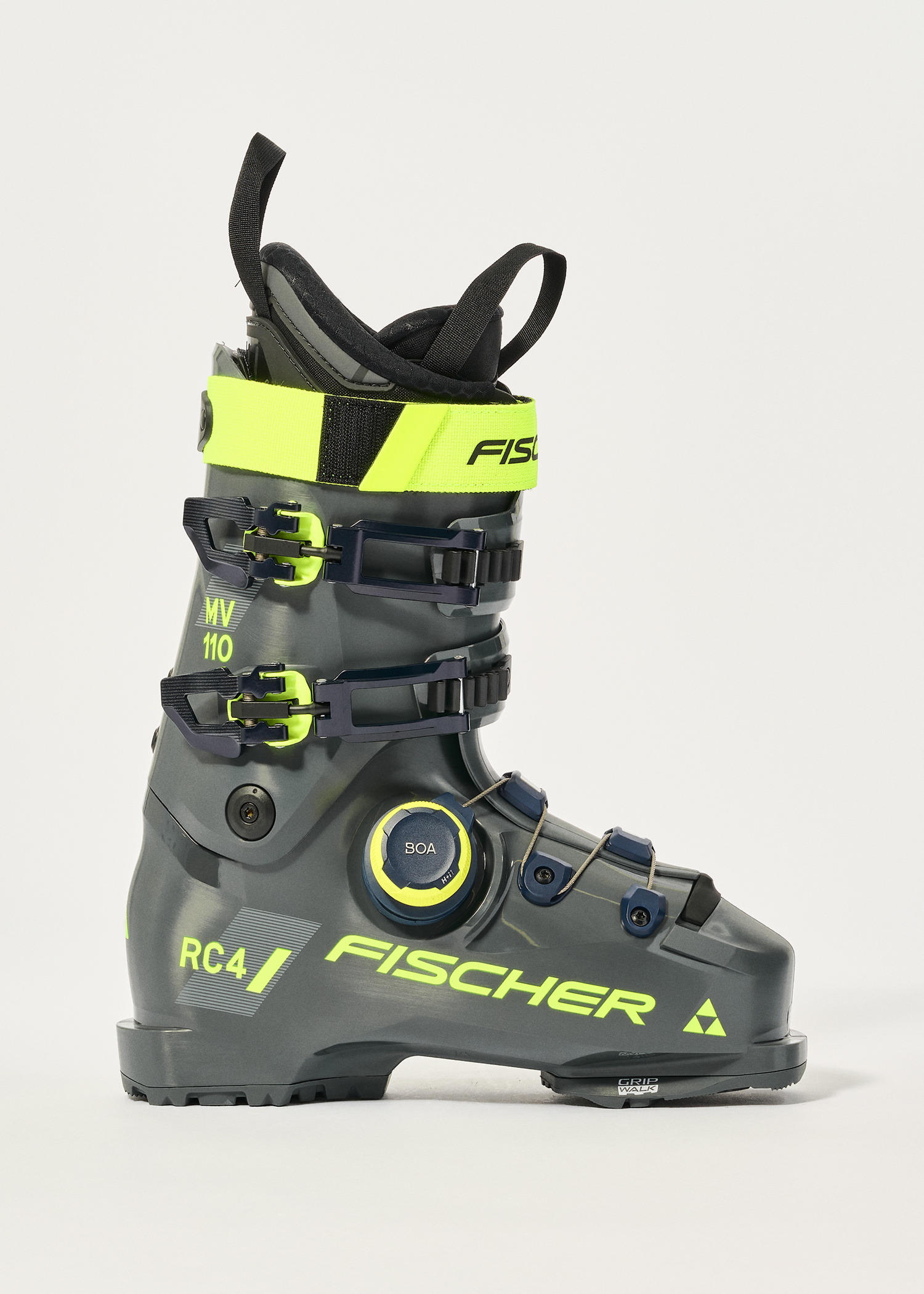 Fischer MV 110 スキー用ブーツ グレー/グリーン Fischer MV 110 スキー用ブーツ グレー⁄グリーン FISCHER