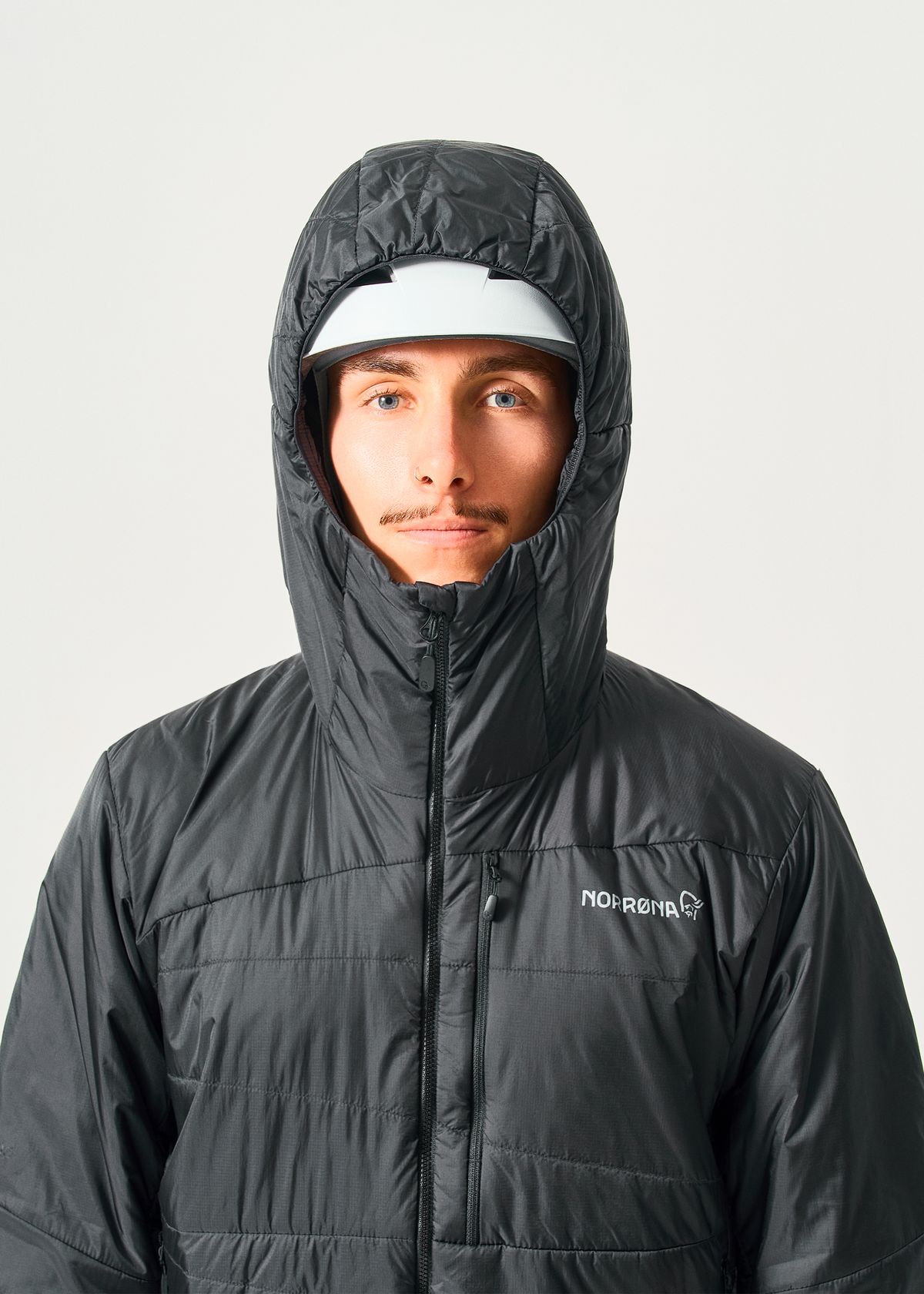  Adjustable helmet compatible hood 