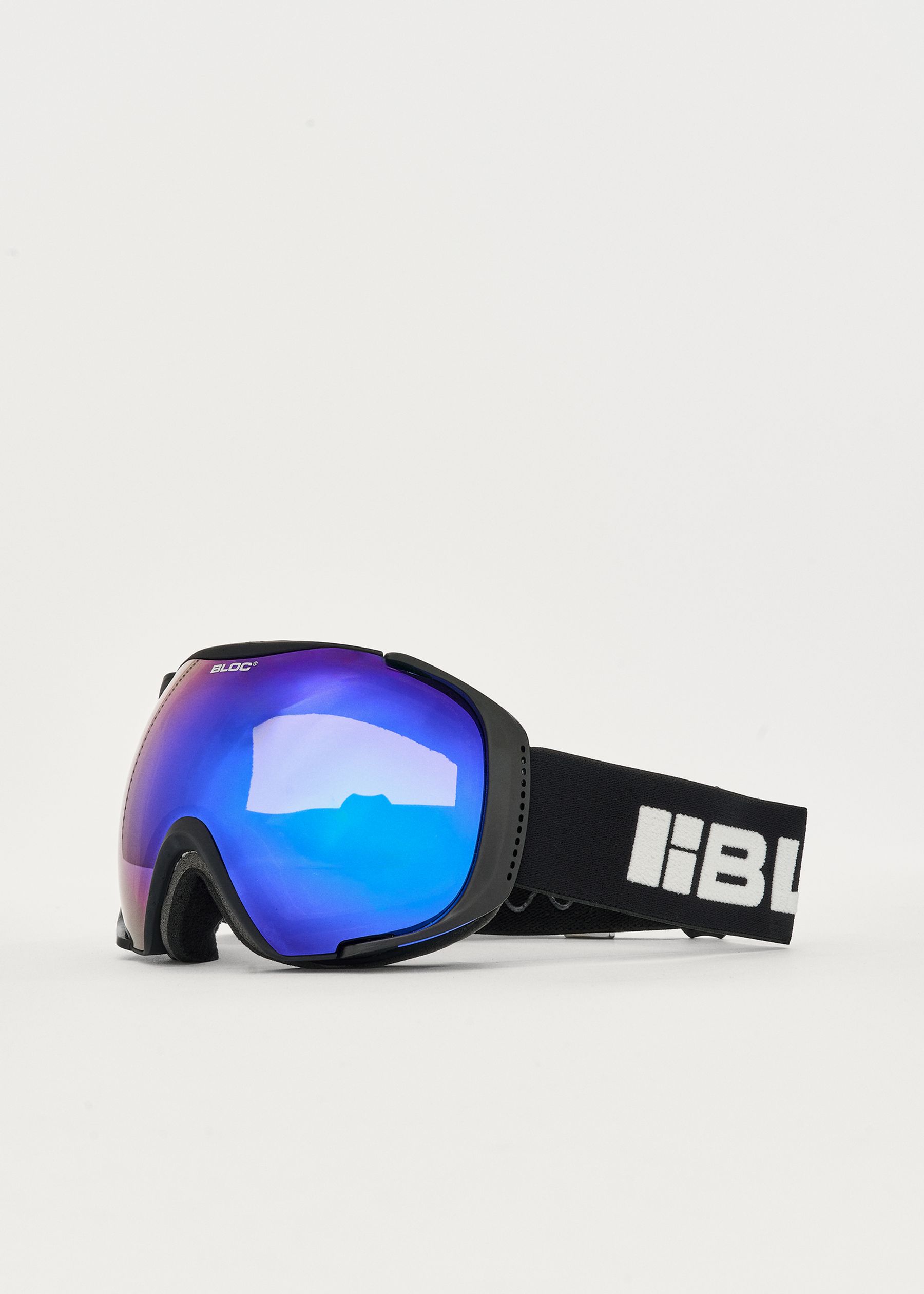 Image - 1 - Mask OTG Matte Black / Brown Blue Mirror Goggles