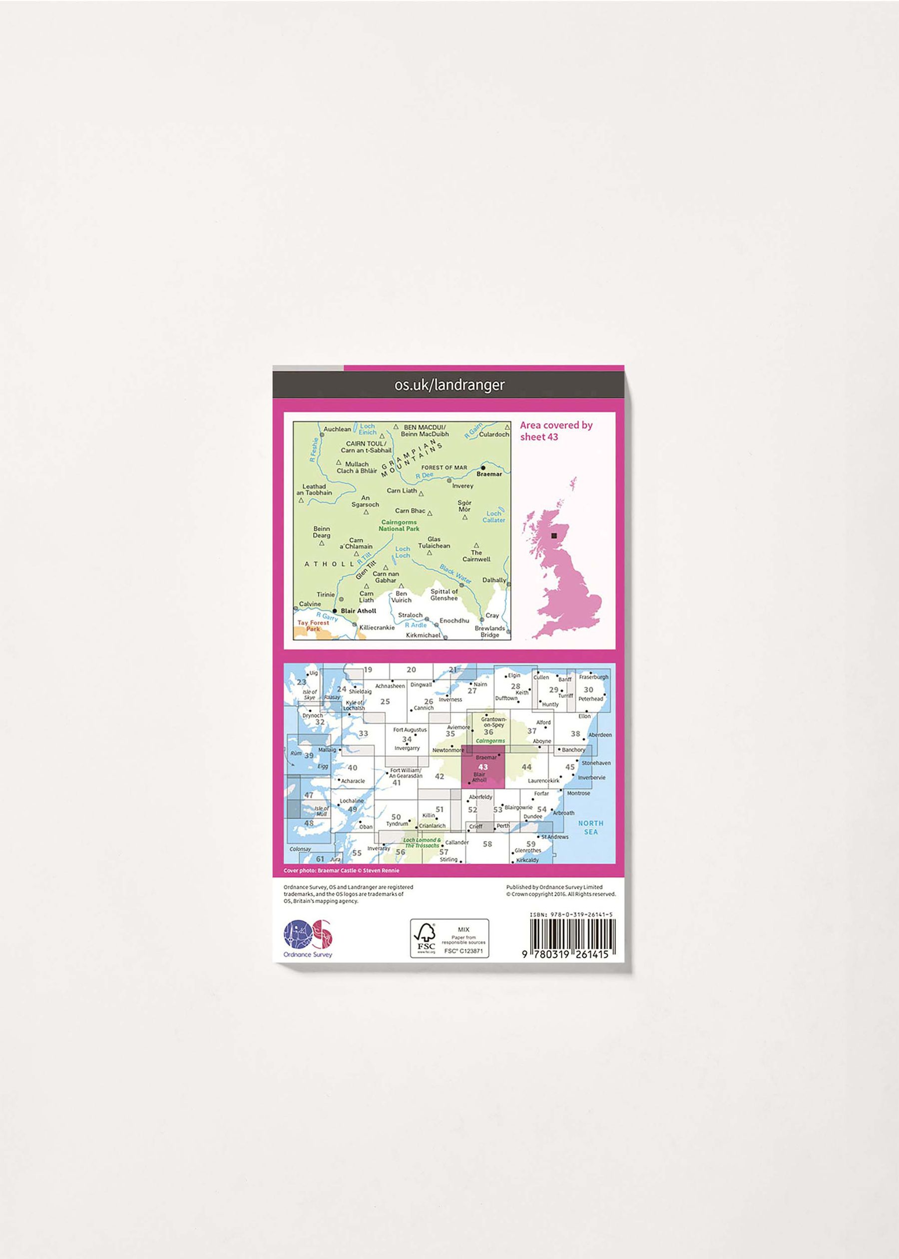Image - 2 - Braemar & Blair Atholl - Landranger 43 Map