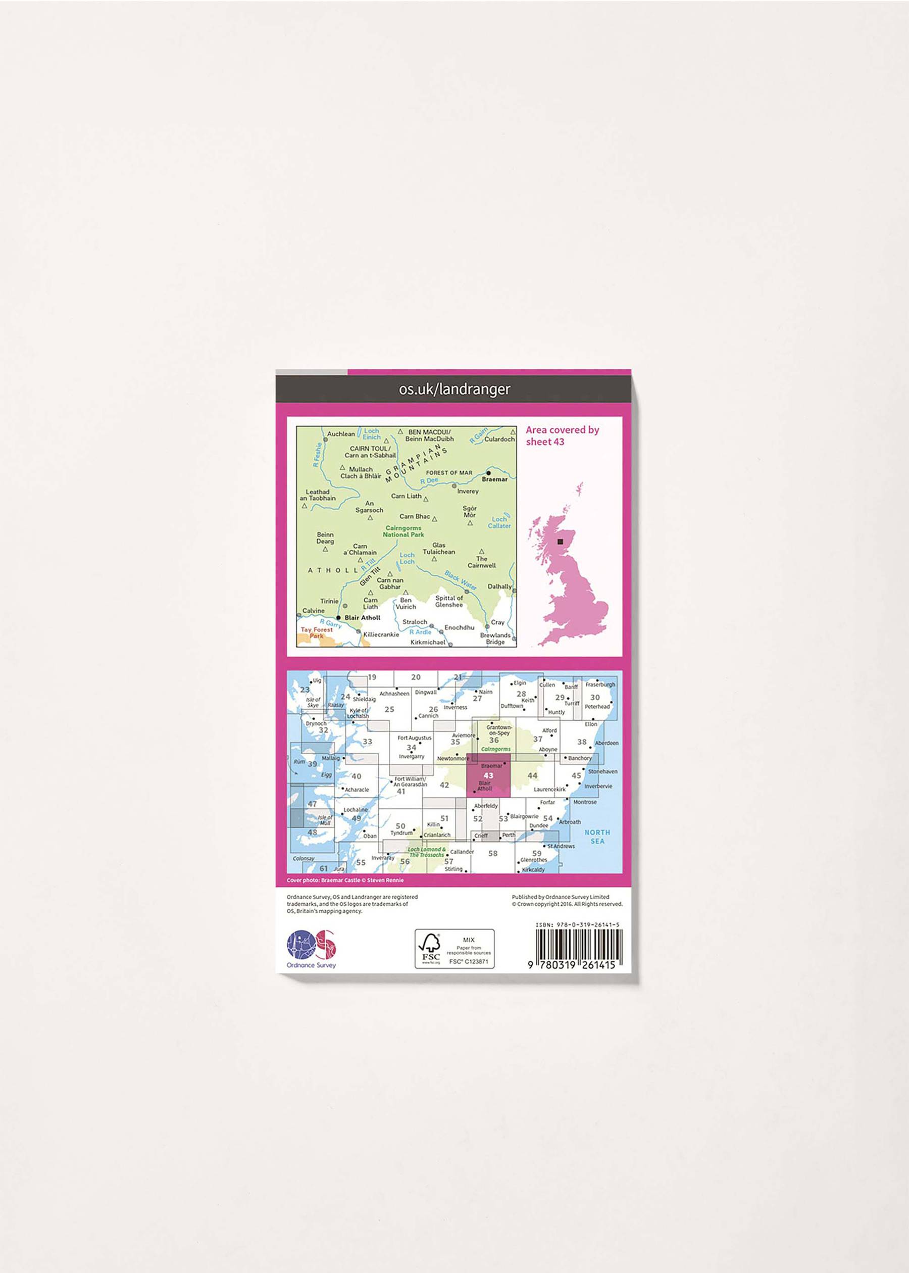 Image - 2 - Braemar & Blair Atholl - Landranger 43 Map