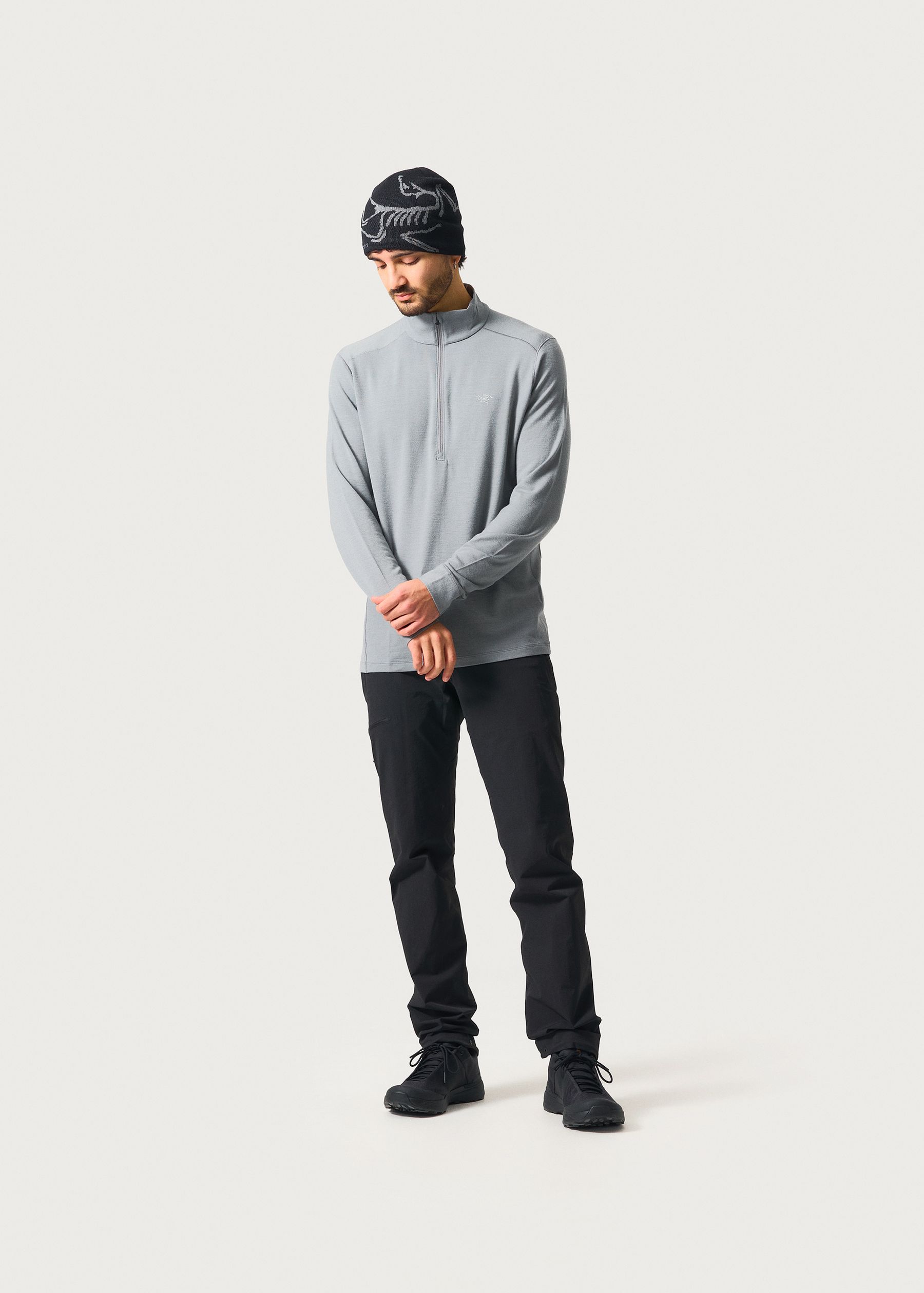 Image - 2 - Rho Merino Wool Zip Neck