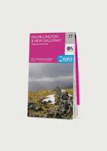 Dalmellington, New Galloway & Galloway Forest Park - Landranger 77 Map