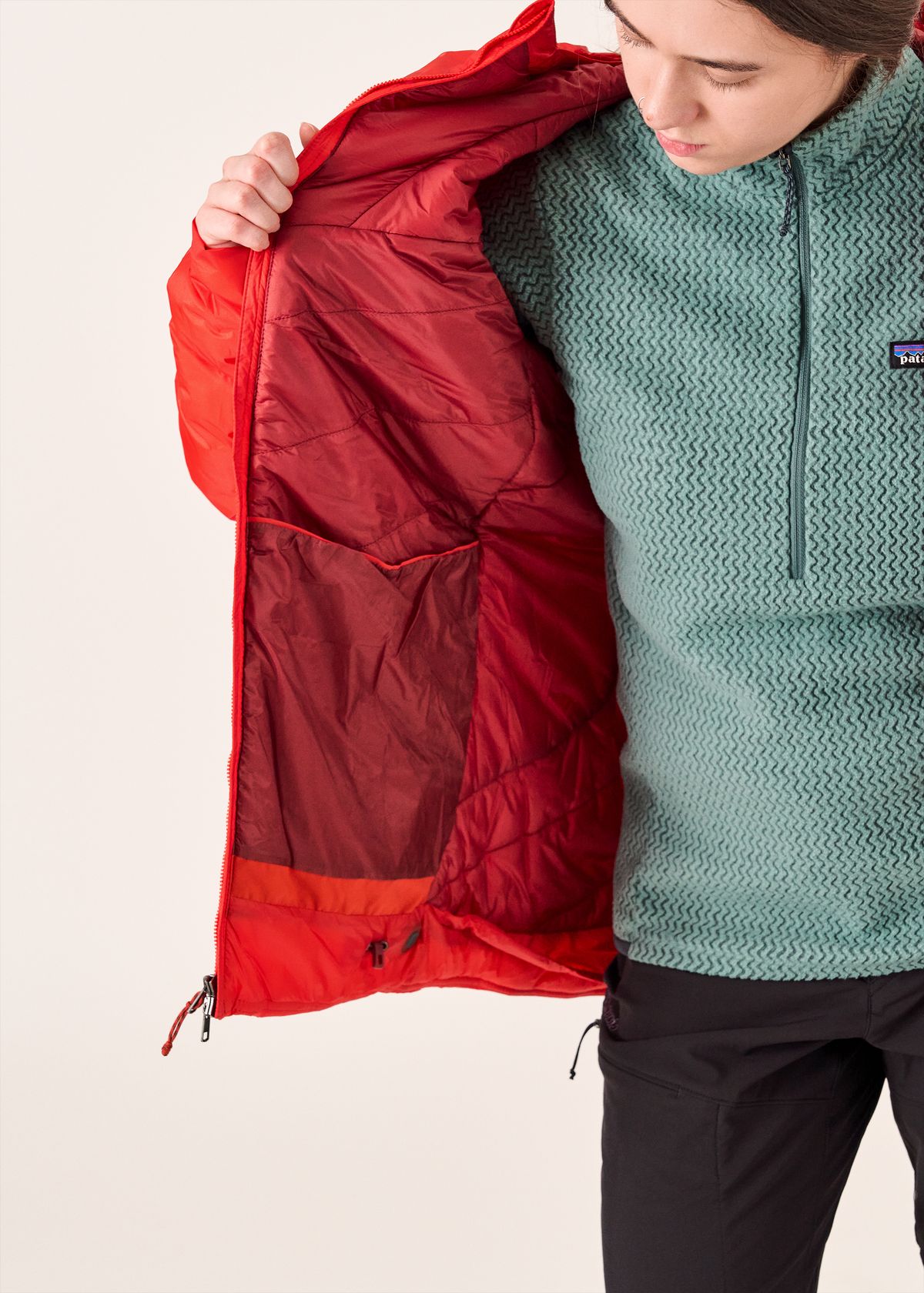 Internal drop pockets   