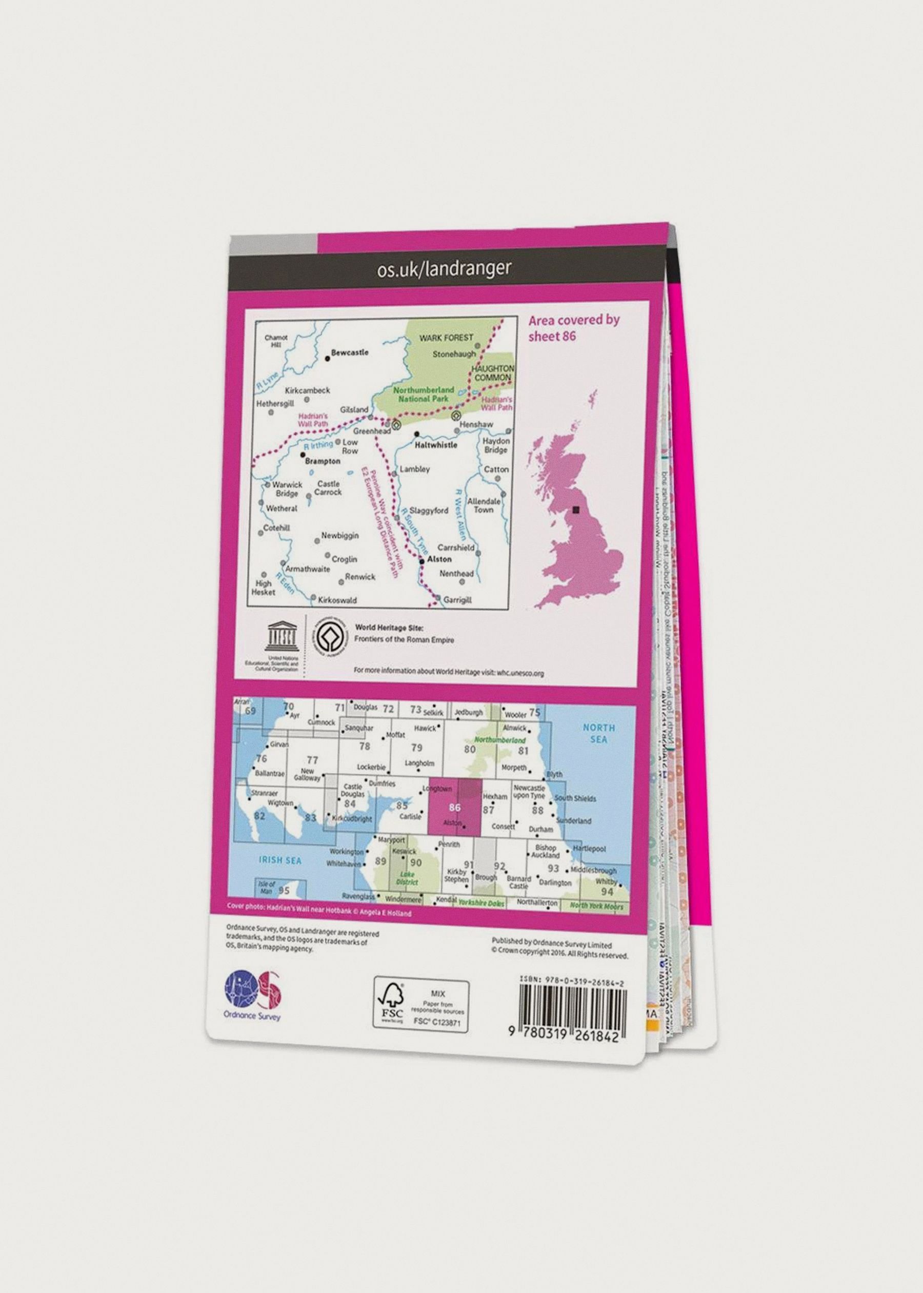Image - 2 - Haltwhistle; Brampton, Bewcastle; Alston - Landranger 86 Map