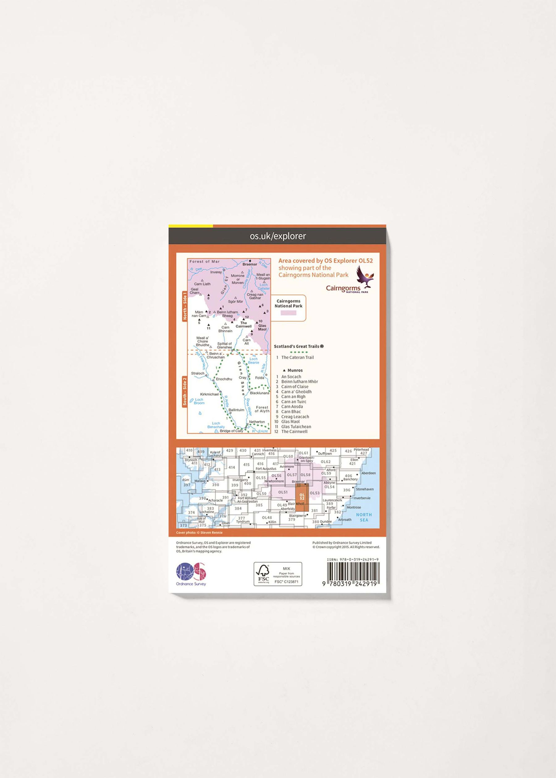 Image - 2 - Glen Shee & Braemar - OS Explorer OL52 Map