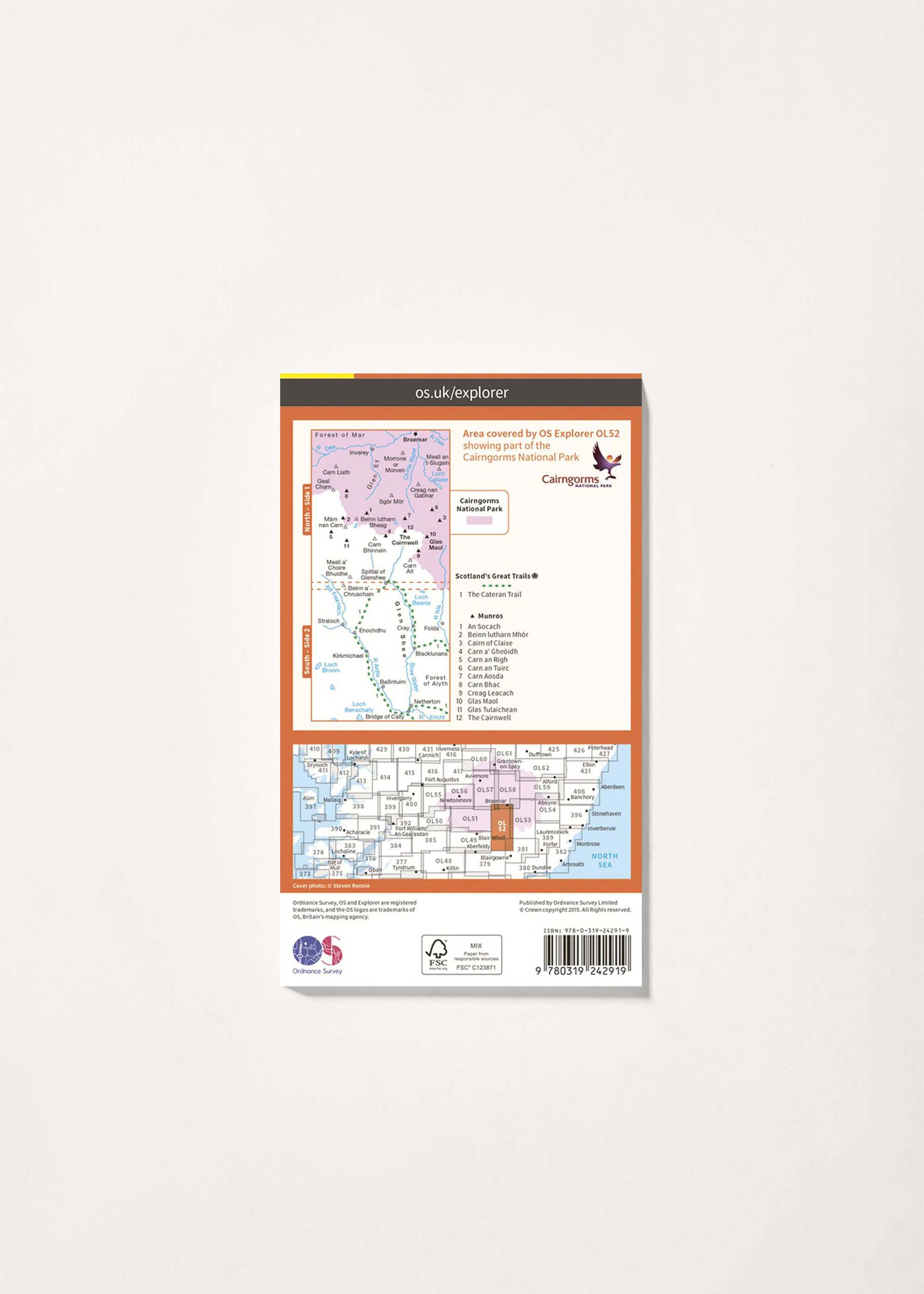 Image - 2 - Glen Shee & Braemar - OS Explorer OL52 Map