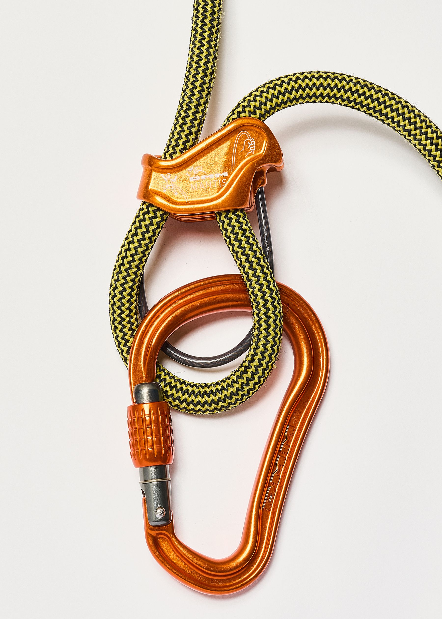 Image - 3 - Mantis Belay Device & Shadow HMS Screwgate Carabiner Set