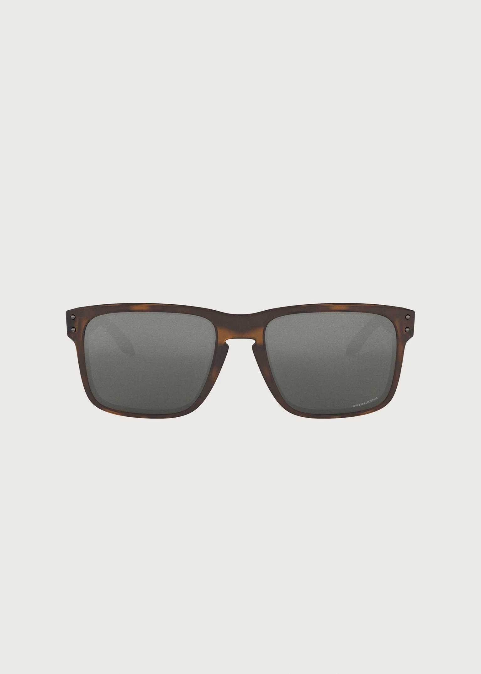 Oakley Holbrook Matte Brown Tortoise Prizm Black Sunglasses