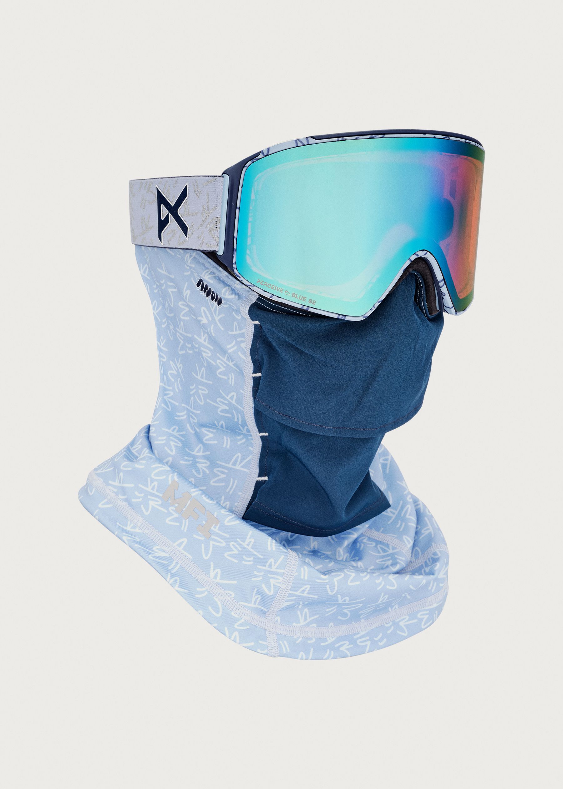 Image - 1 - M4 Cylindrical LB Midnight Gus / Perceive Variable Blue Goggles